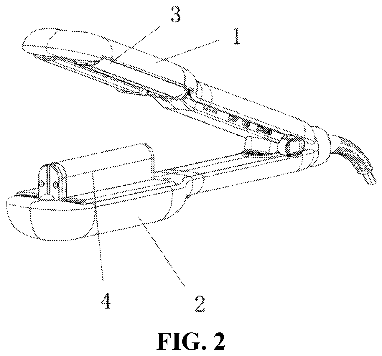 Patent US12588744 Figure 3 – Hairdressing and styling apparatus