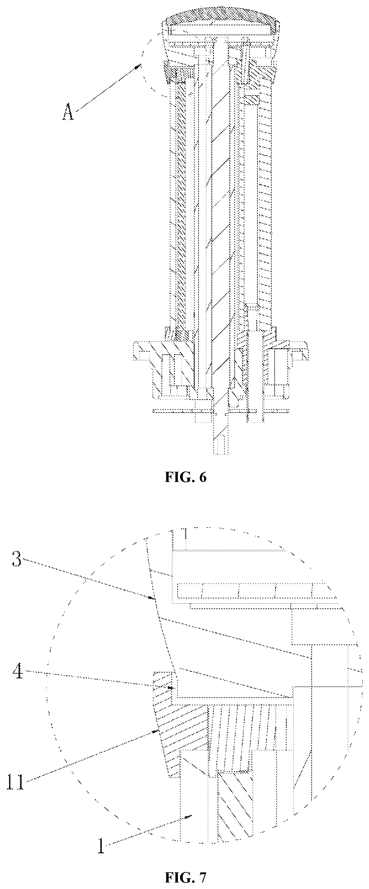 Patent US12588745 Figure 6 – Roller structure with adjustable diameter and hair-tangling prevention function, and hair curler thereof