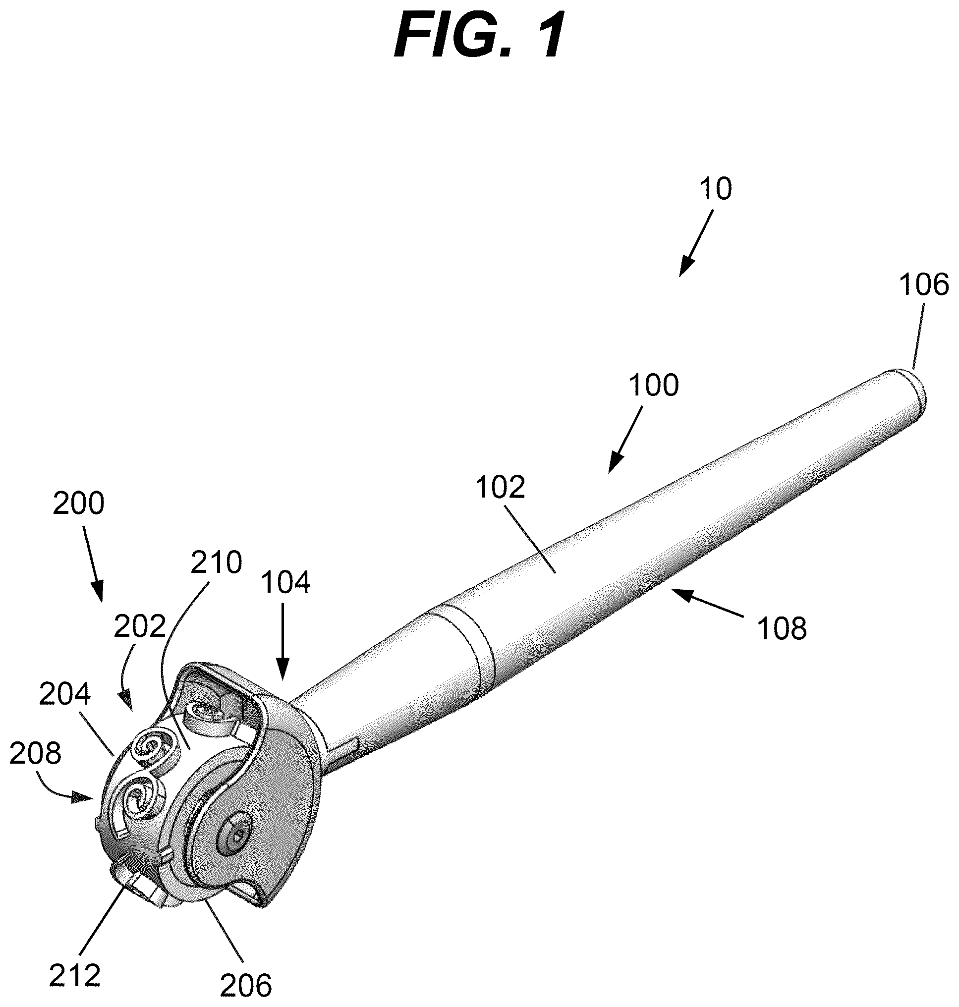Patent US12588746 Figure 1 – Cosmetic application device and method