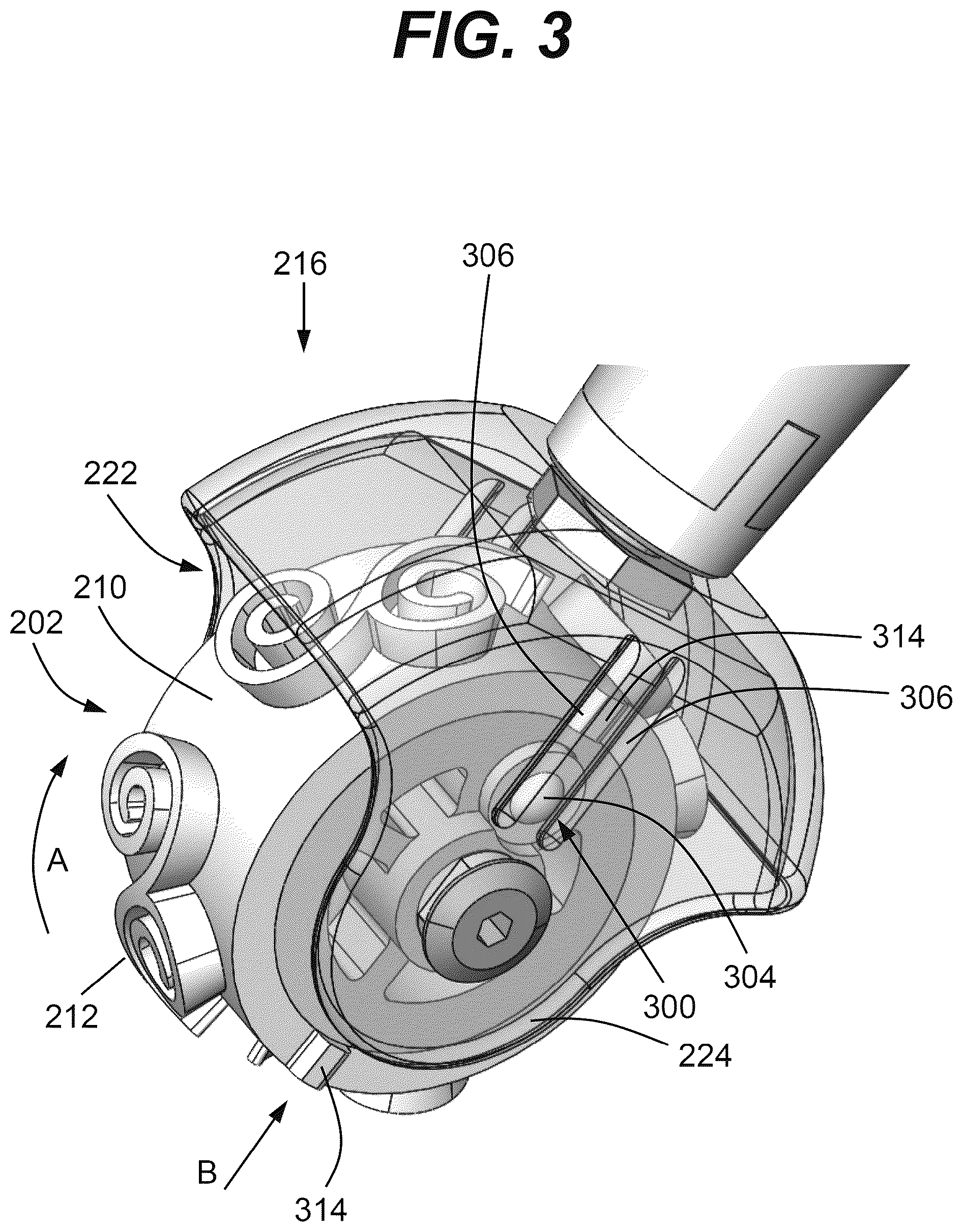 Patent US12588746 Figure 3 – Cosmetic application device and method