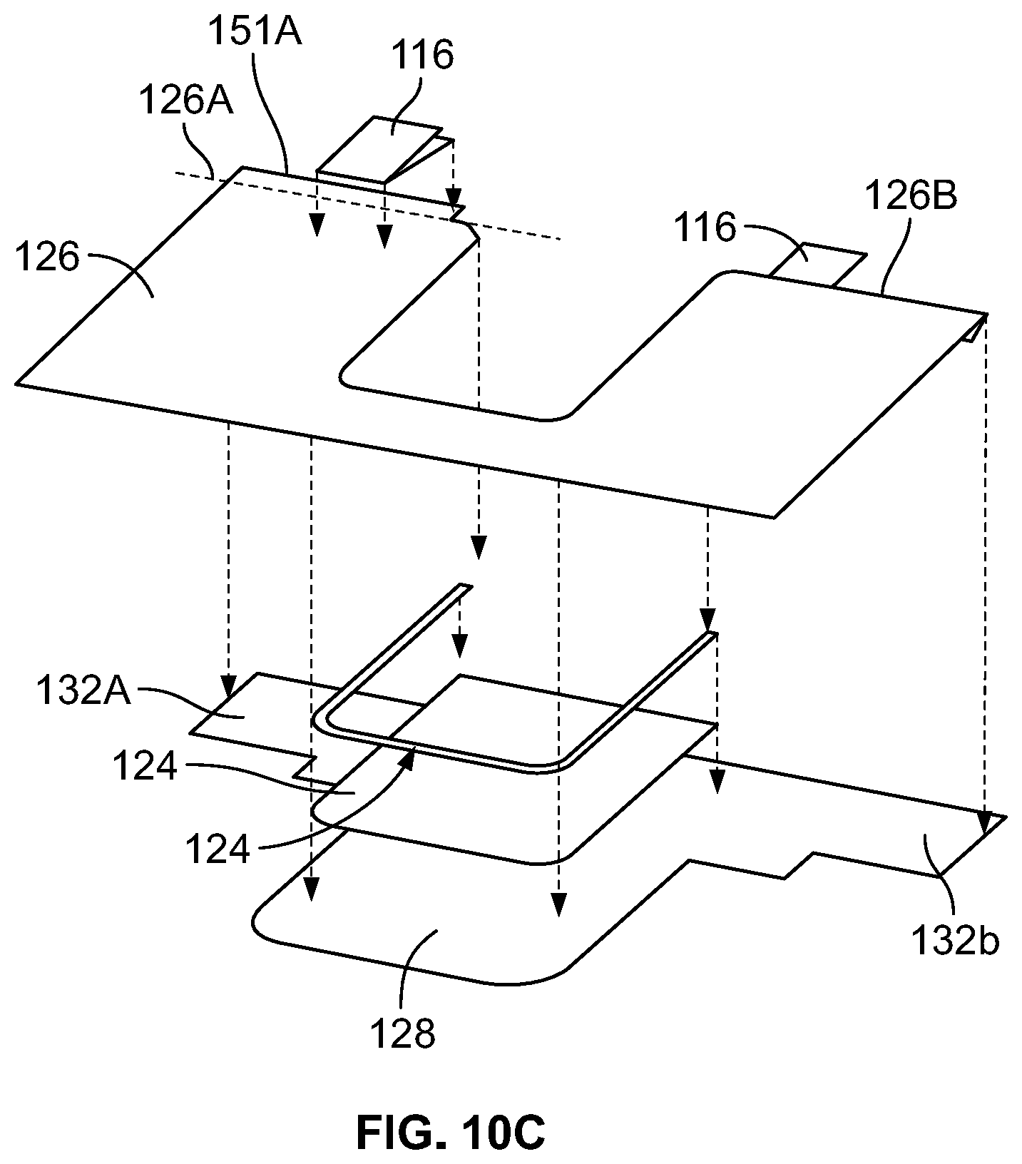 Patent US12588747 Figure 10 – Holder for container