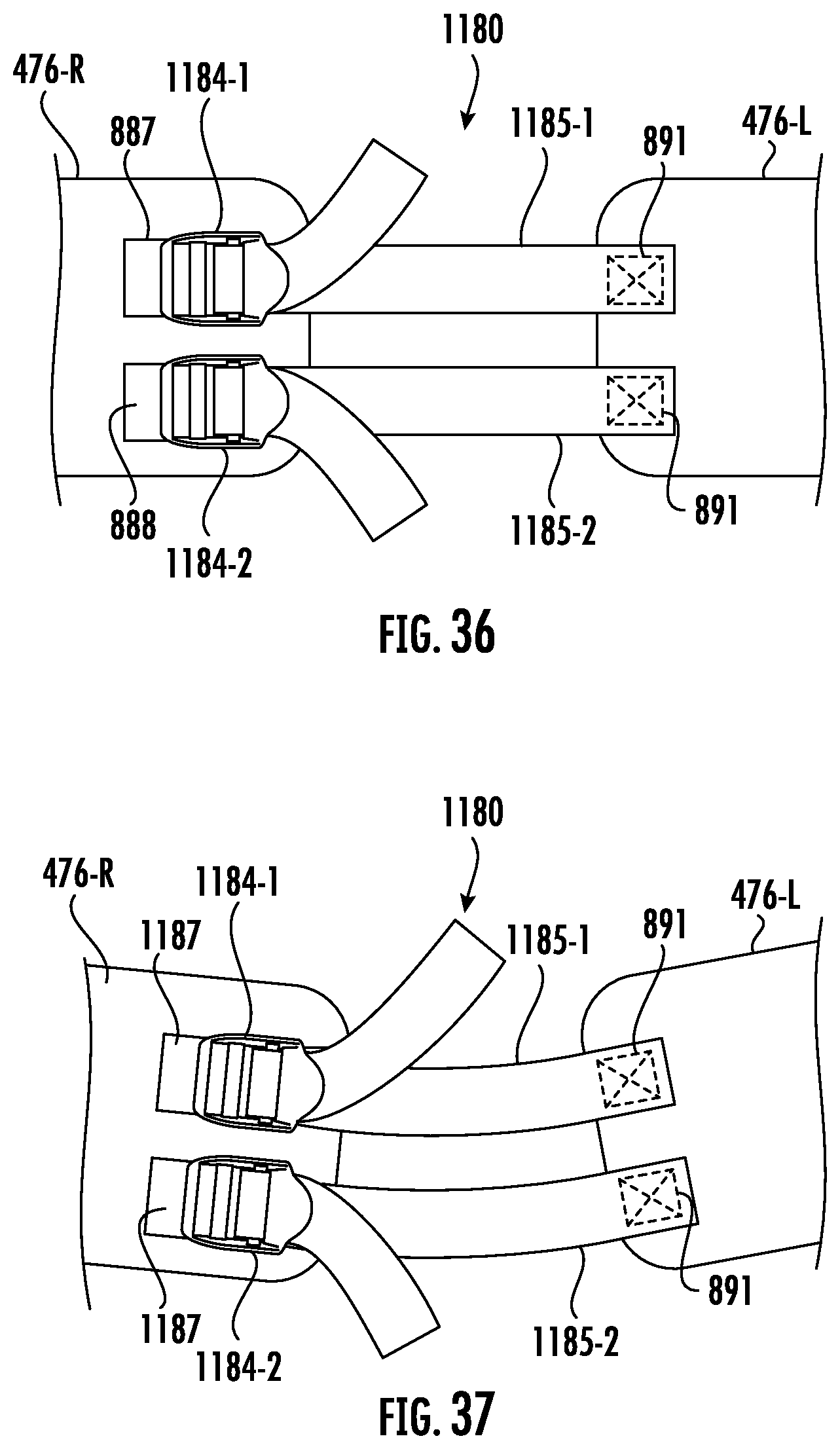Patent US12588748 Figure 10 – Adjustable backpack