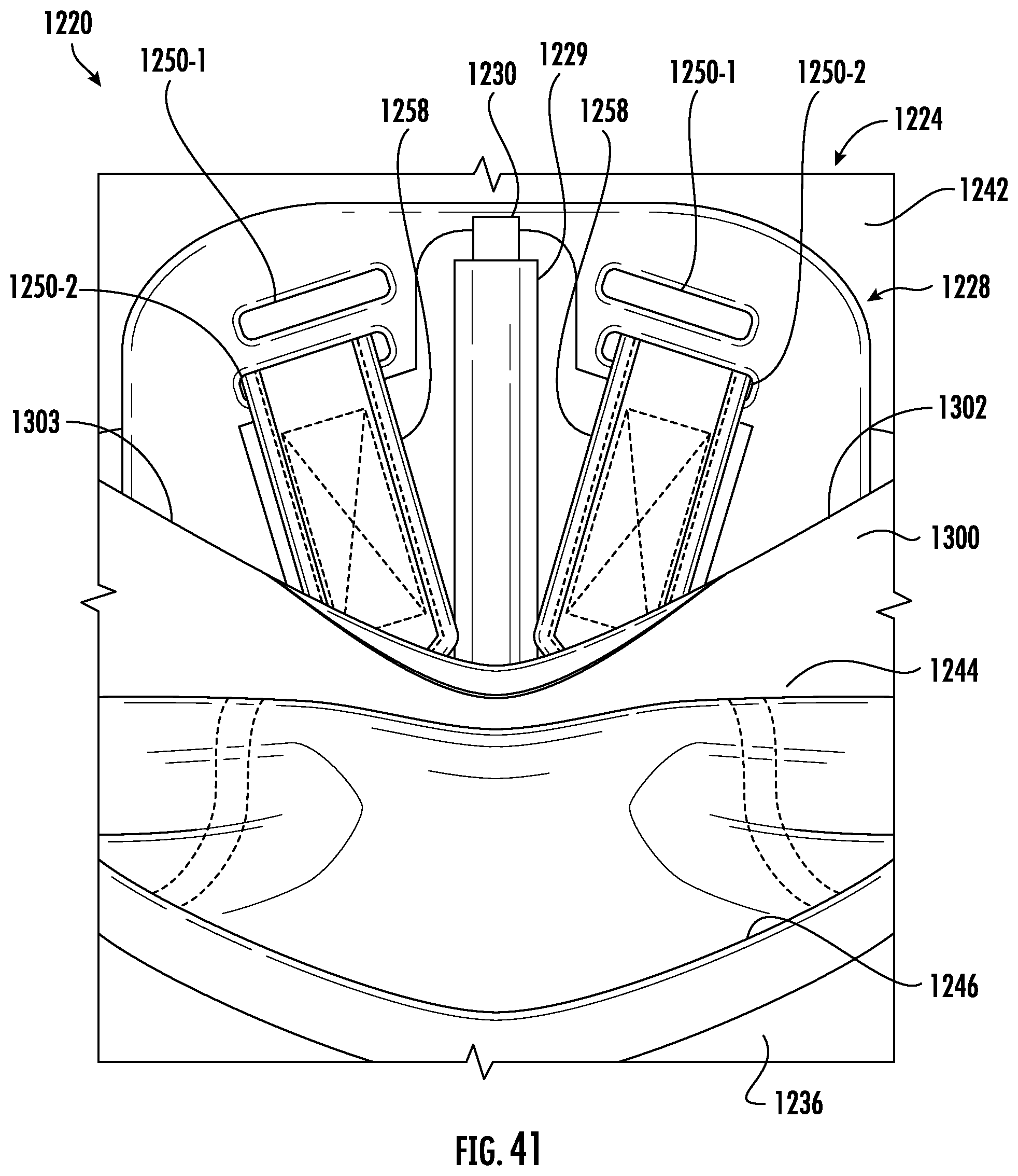 Patent US12588748 Figure 14 – Adjustable backpack