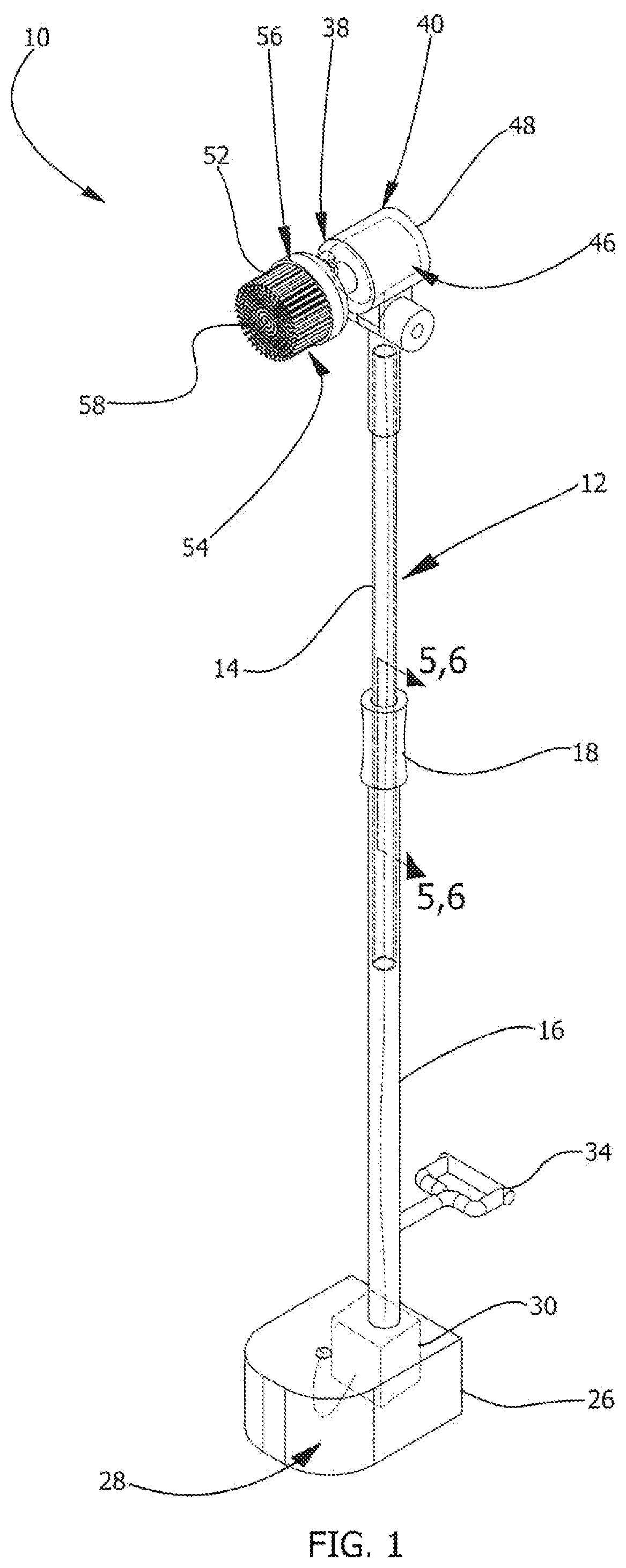 Patent US12588749 Figure 1 – Pool cleaning device