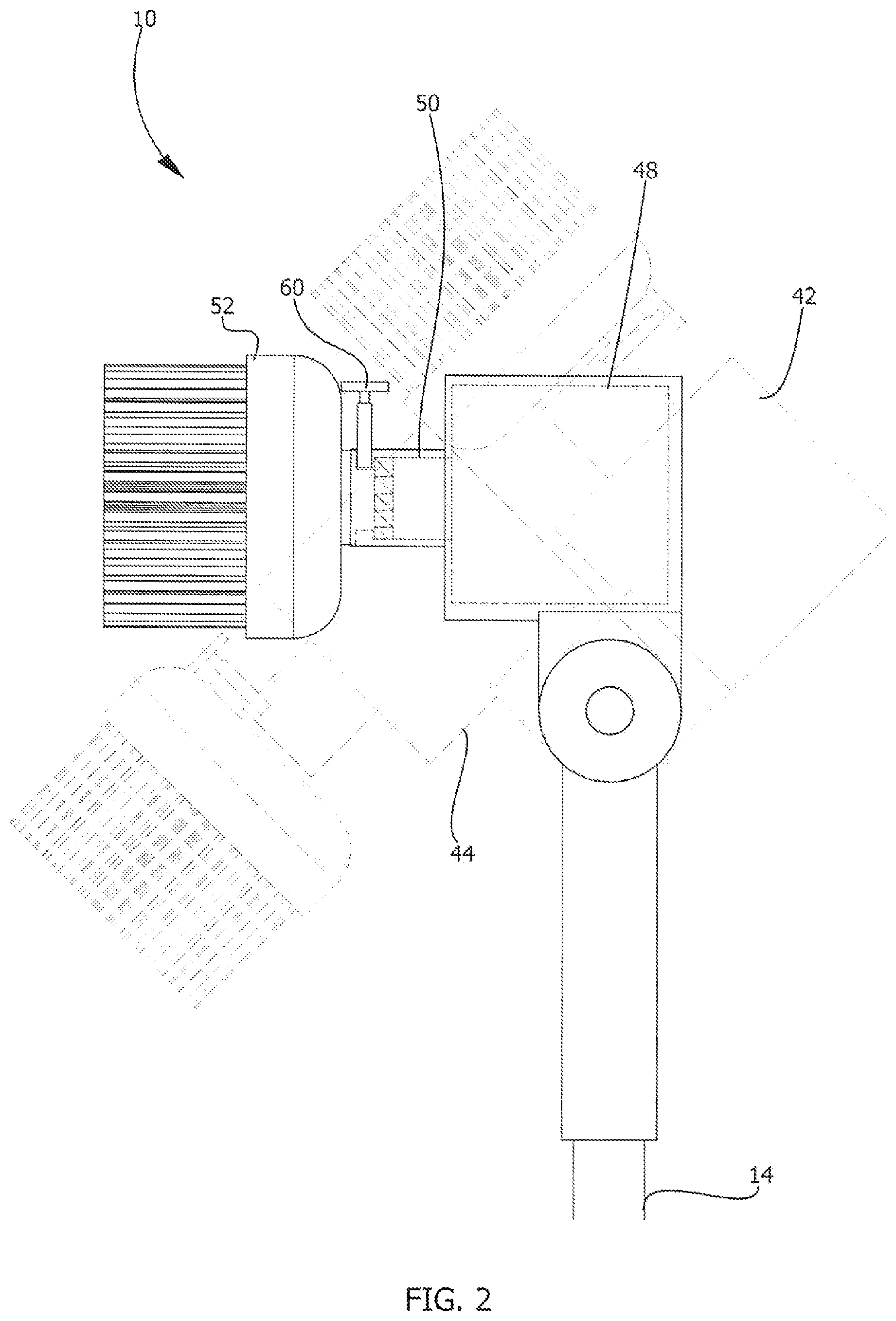 Patent US12588749 Figure 2 – Pool cleaning device