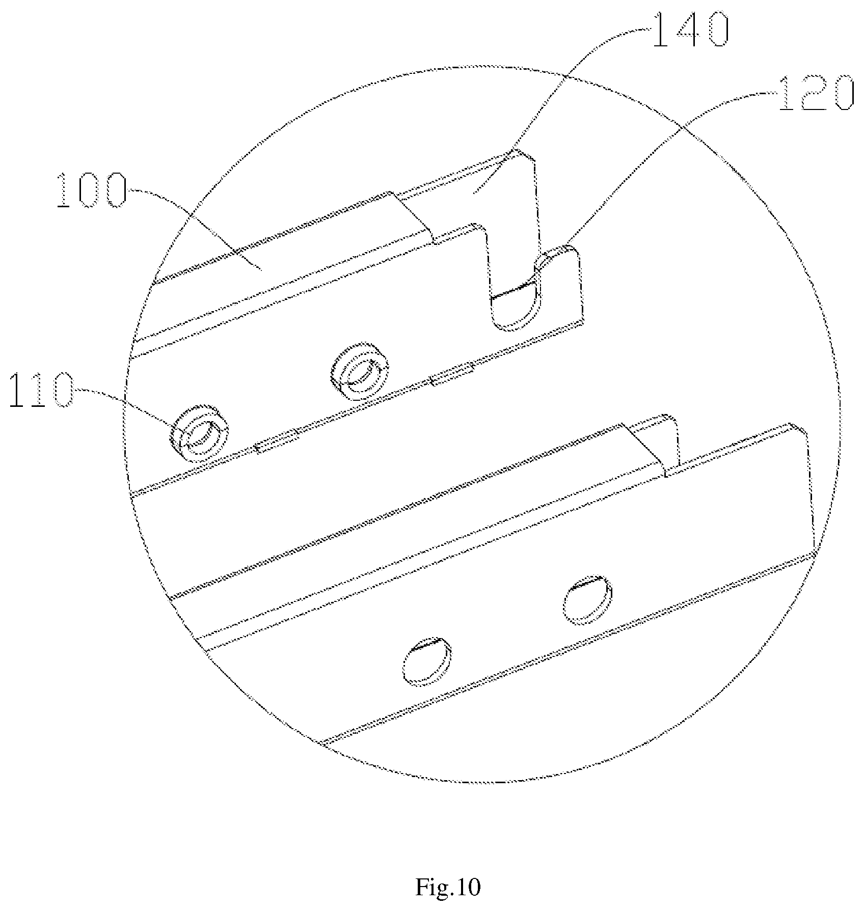 Patent US12588753 Figure 9 – Electric height adjustable desk