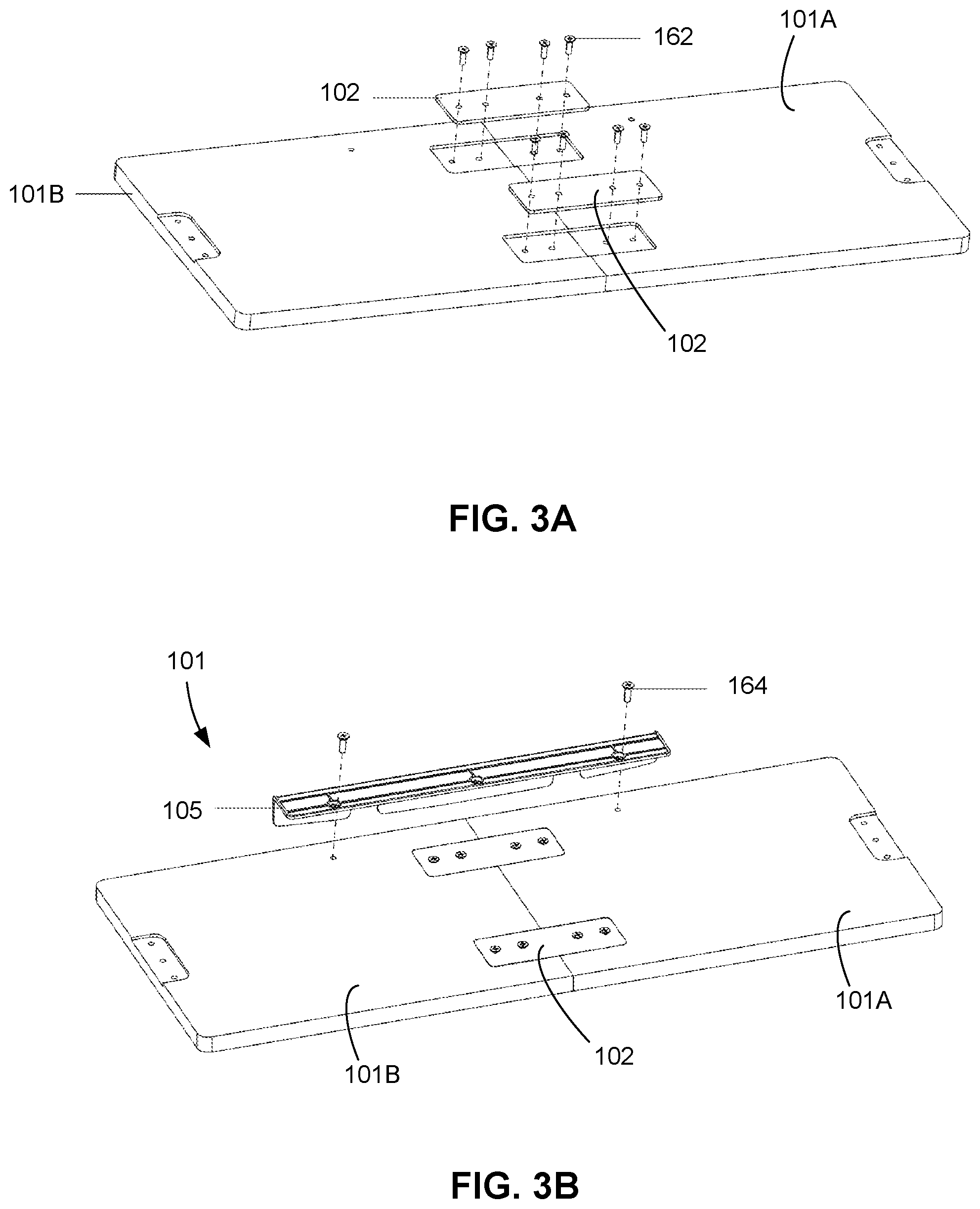 Patent US12588754 Figure 6 – Keyboard tray with swinging height adjustment