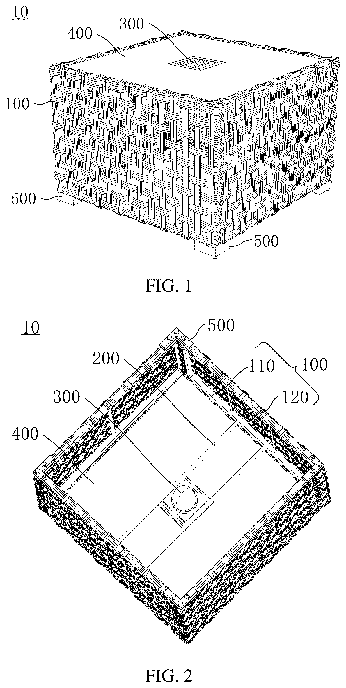 Patent US12588755 Figure 1 – Outdoor tea table