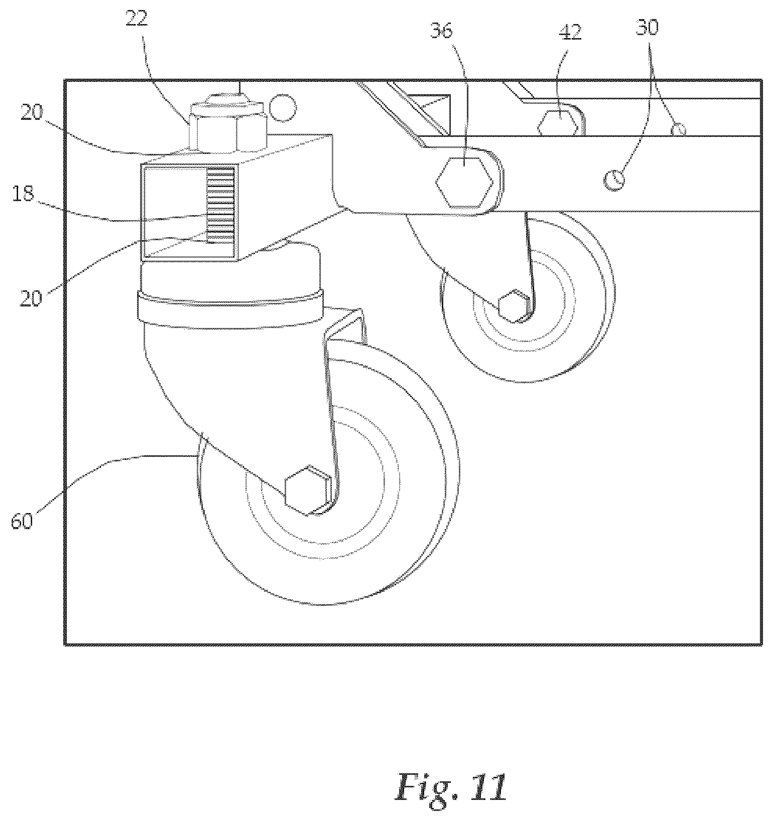 Patent US12588757 Figure 10 – Transportable, storable, modifiable, collapsible, modular, ball rack