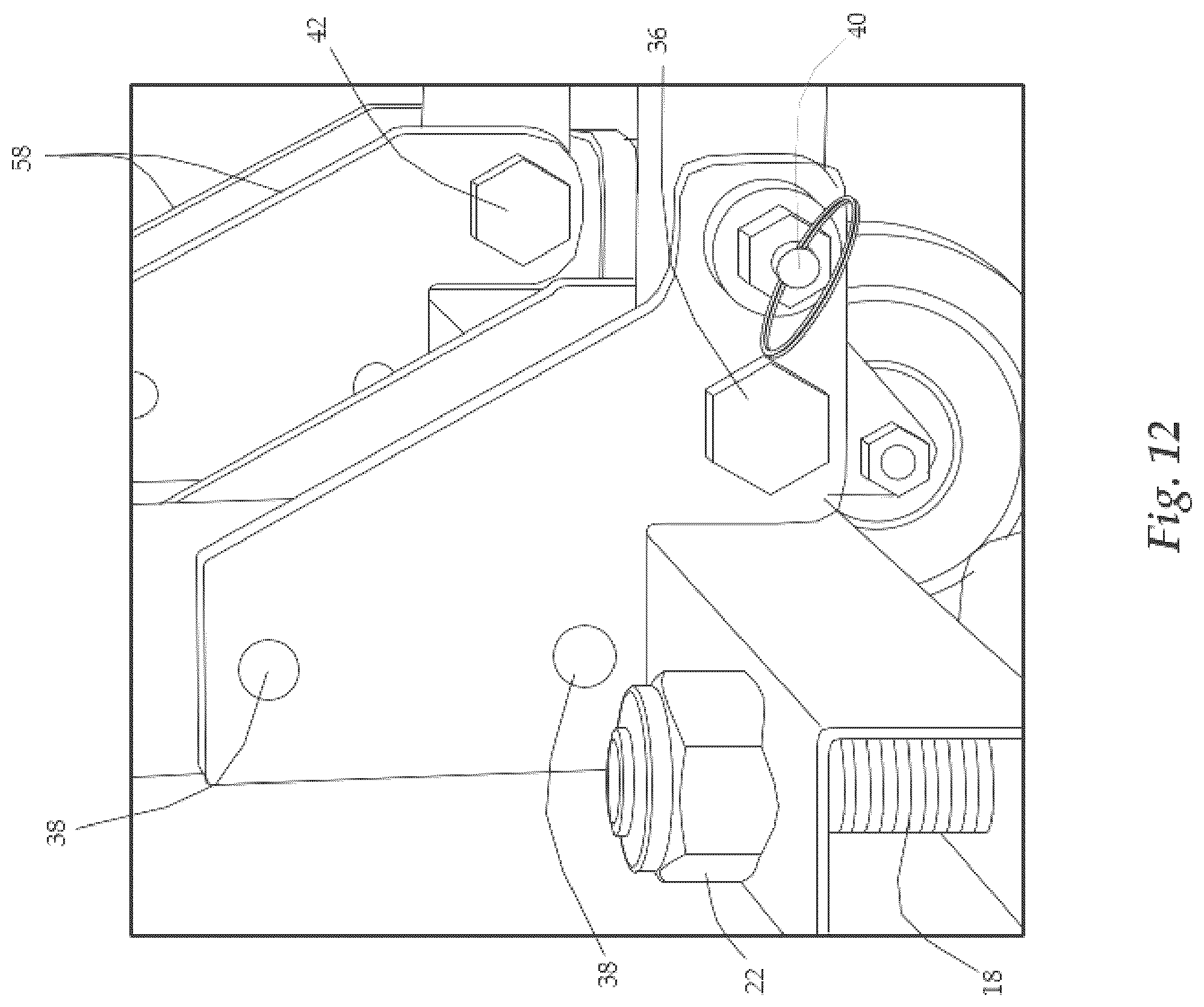 Patent US12588757 Figure 11 – Transportable, storable, modifiable, collapsible, modular, ball rack
