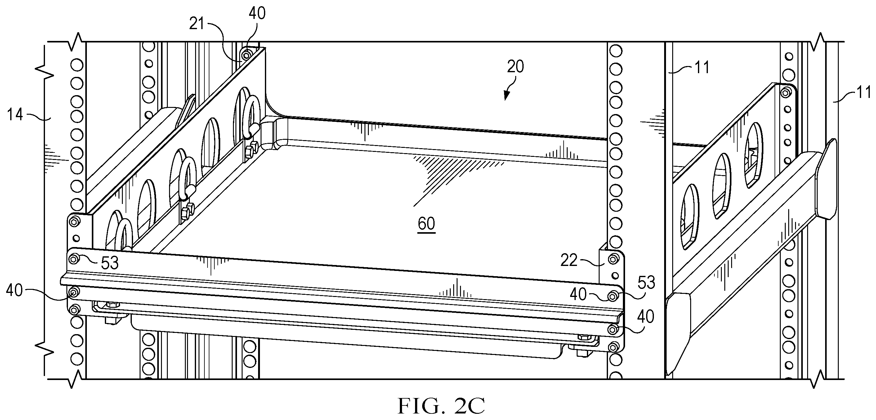 Patent US12588758 Figure 5 – Rack shelf systems and method for loading payloads into a rack shelf system