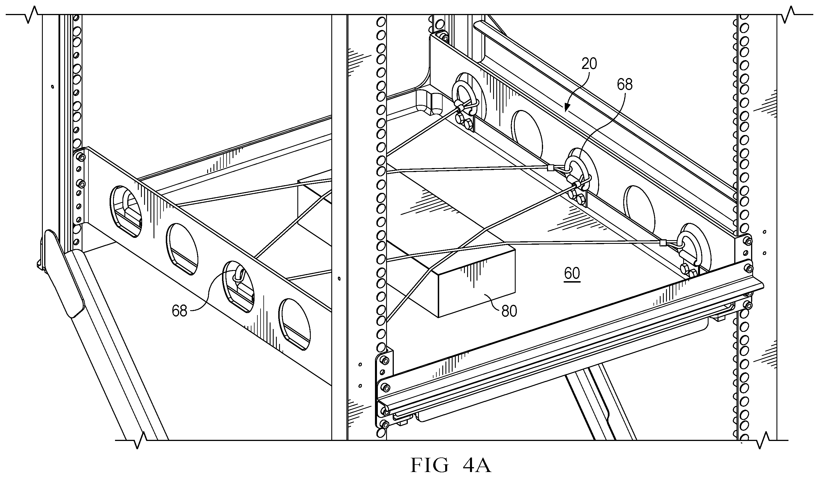 Patent US12588758 Figure 7 – Rack shelf systems and method for loading payloads into a rack shelf system