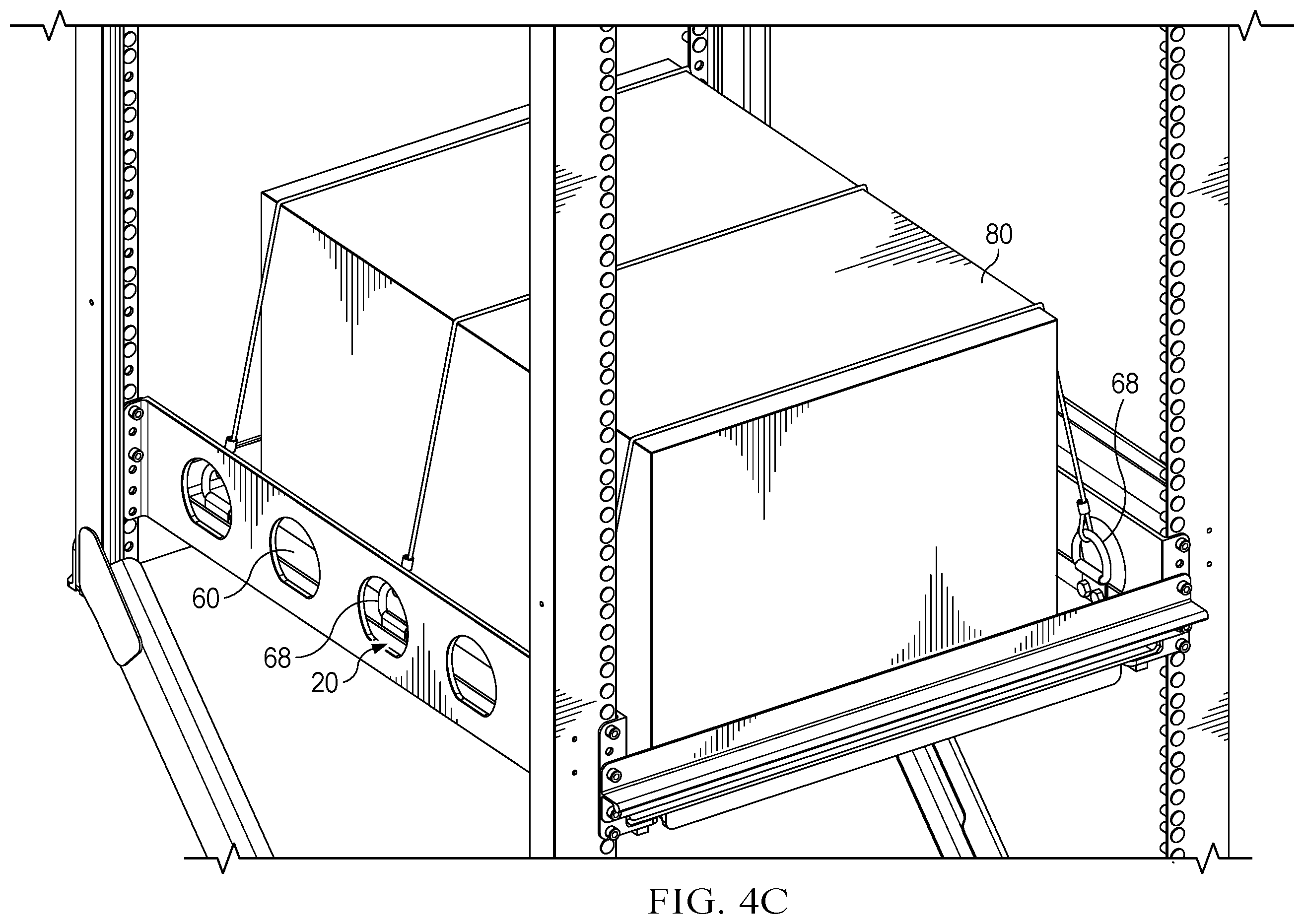 Patent US12588758 Figure 9 – Rack shelf systems and method for loading payloads into a rack shelf system