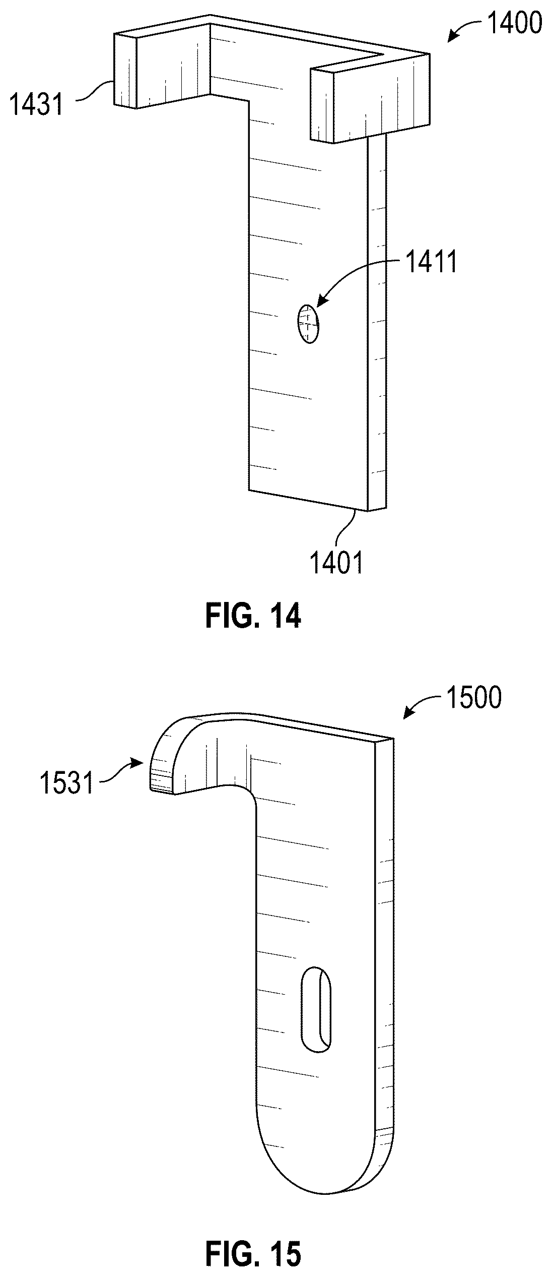 Patent US12588759 Figure 9 – Retaining bracket for modular shelving unit
