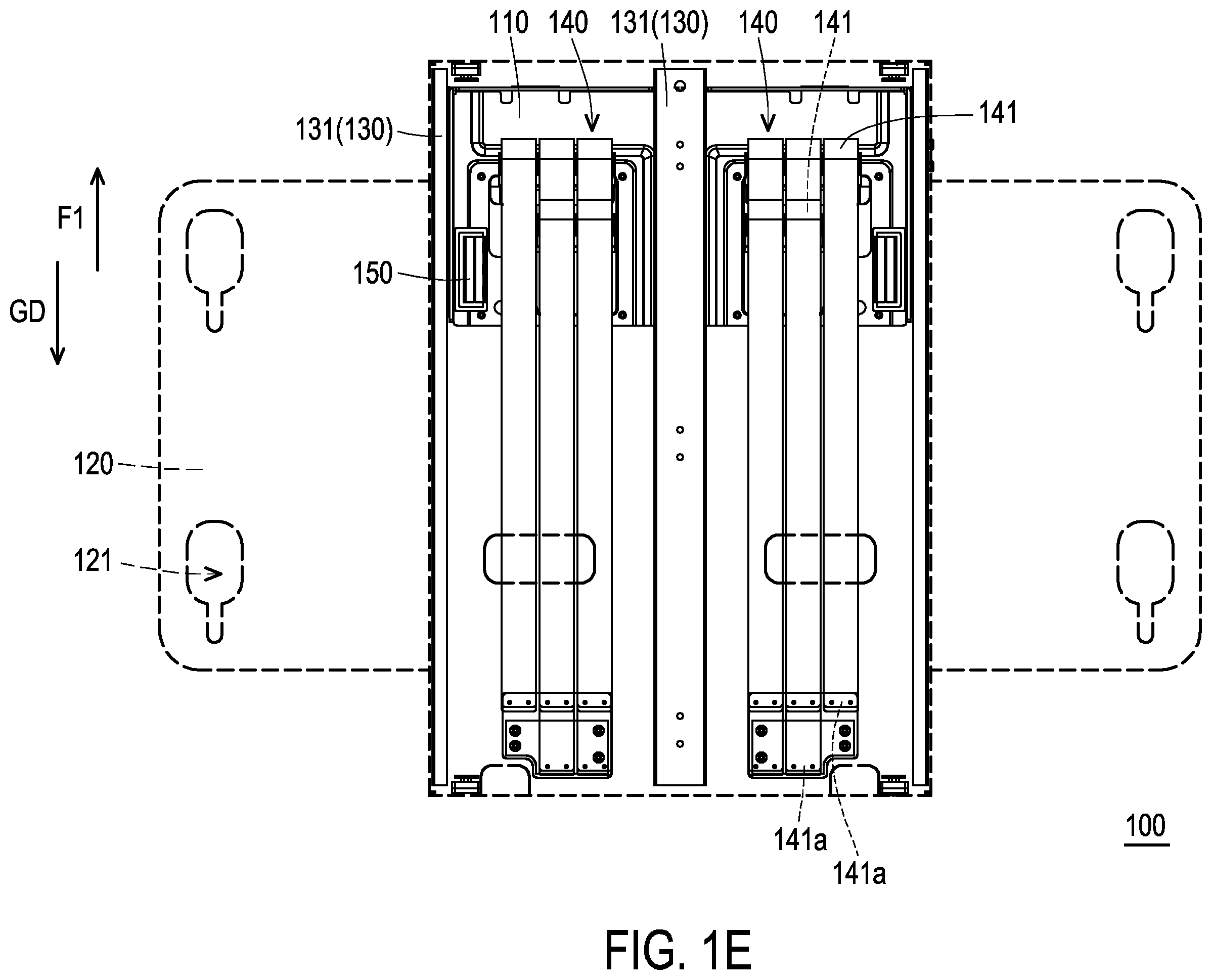 Patent US12588761 Figure 5 – Lifting device