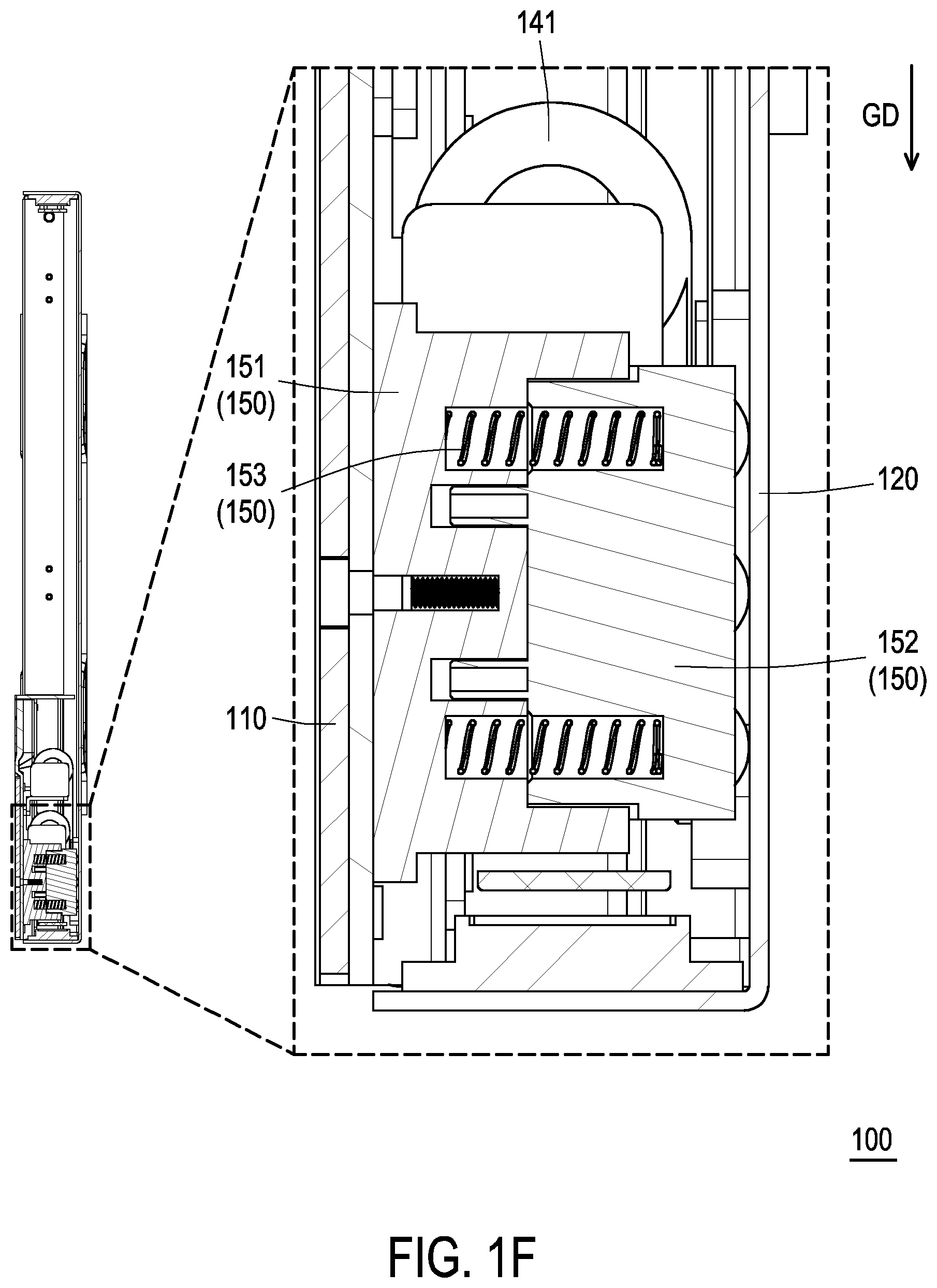 Patent US12588761 Figure 6 – Lifting device