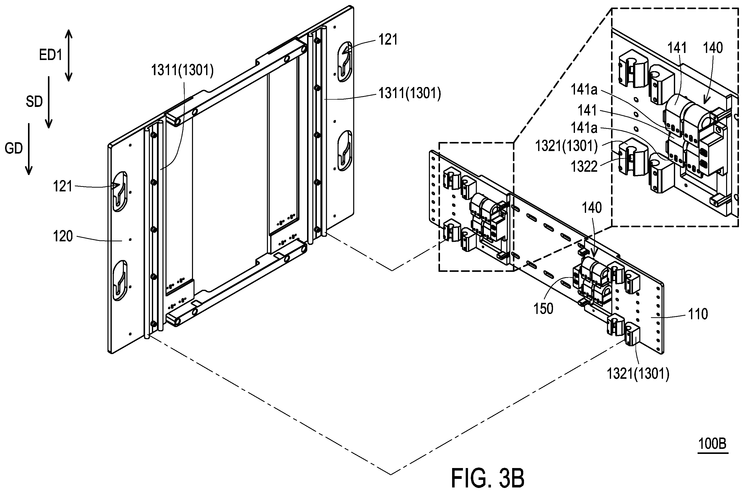 Patent US12588761 Figure 10 – Lifting device