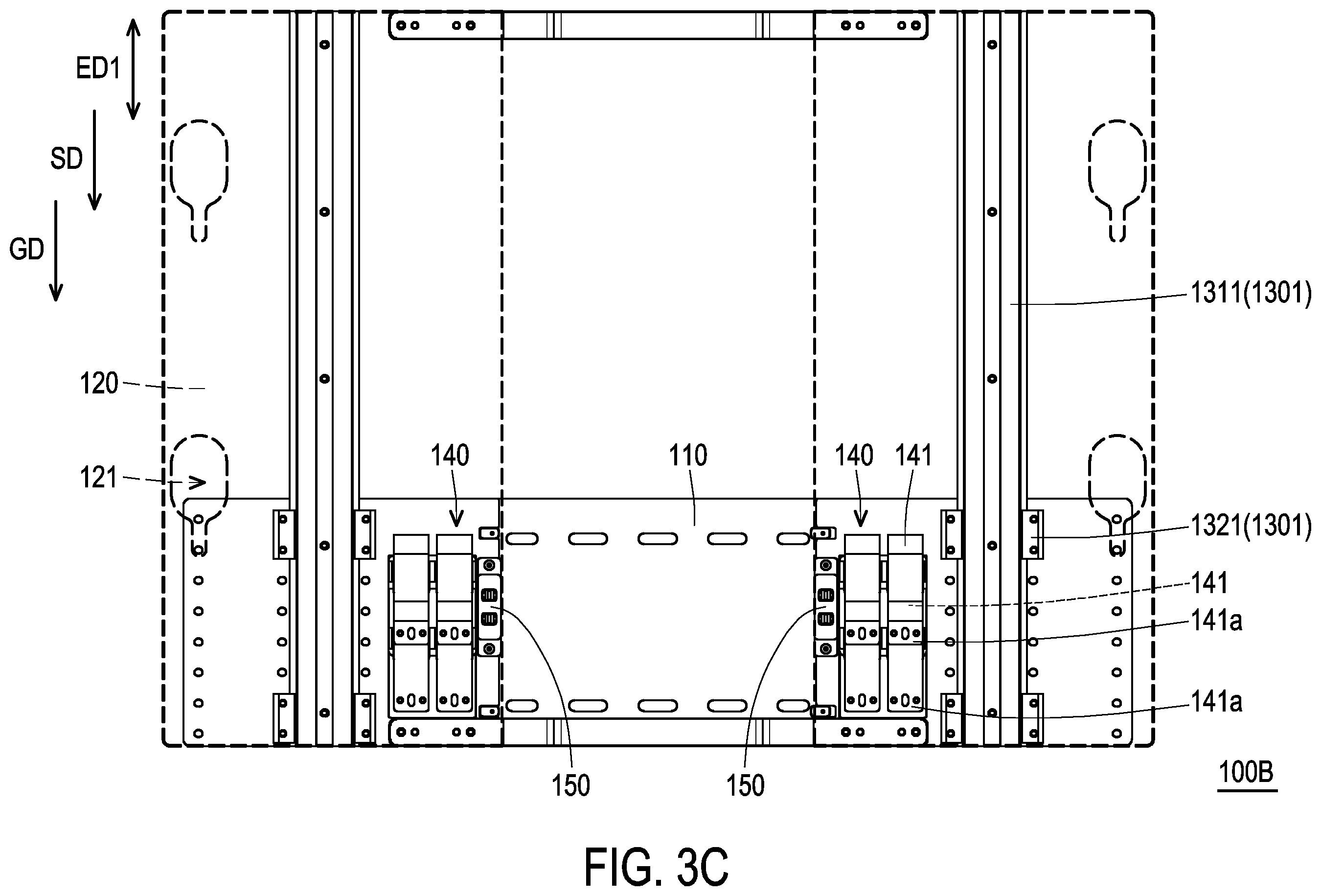 Patent US12588761 Figure 11 – Lifting device