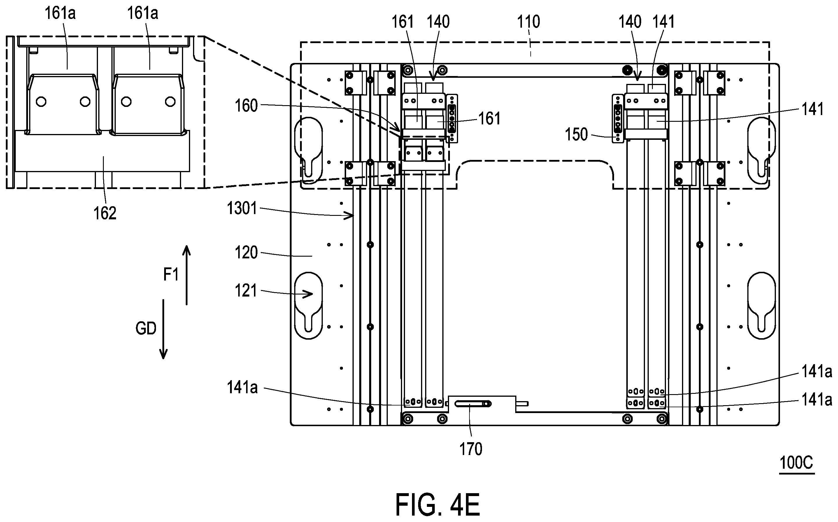 Patent US12588761 Figure 17 – Lifting device