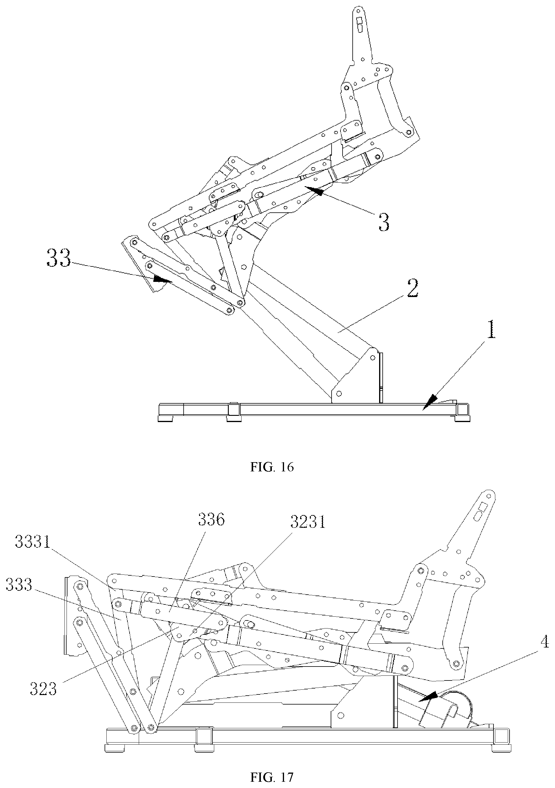 Patent US12588762 Figure 10 – Extension unit, adjustment structure, and seat frame