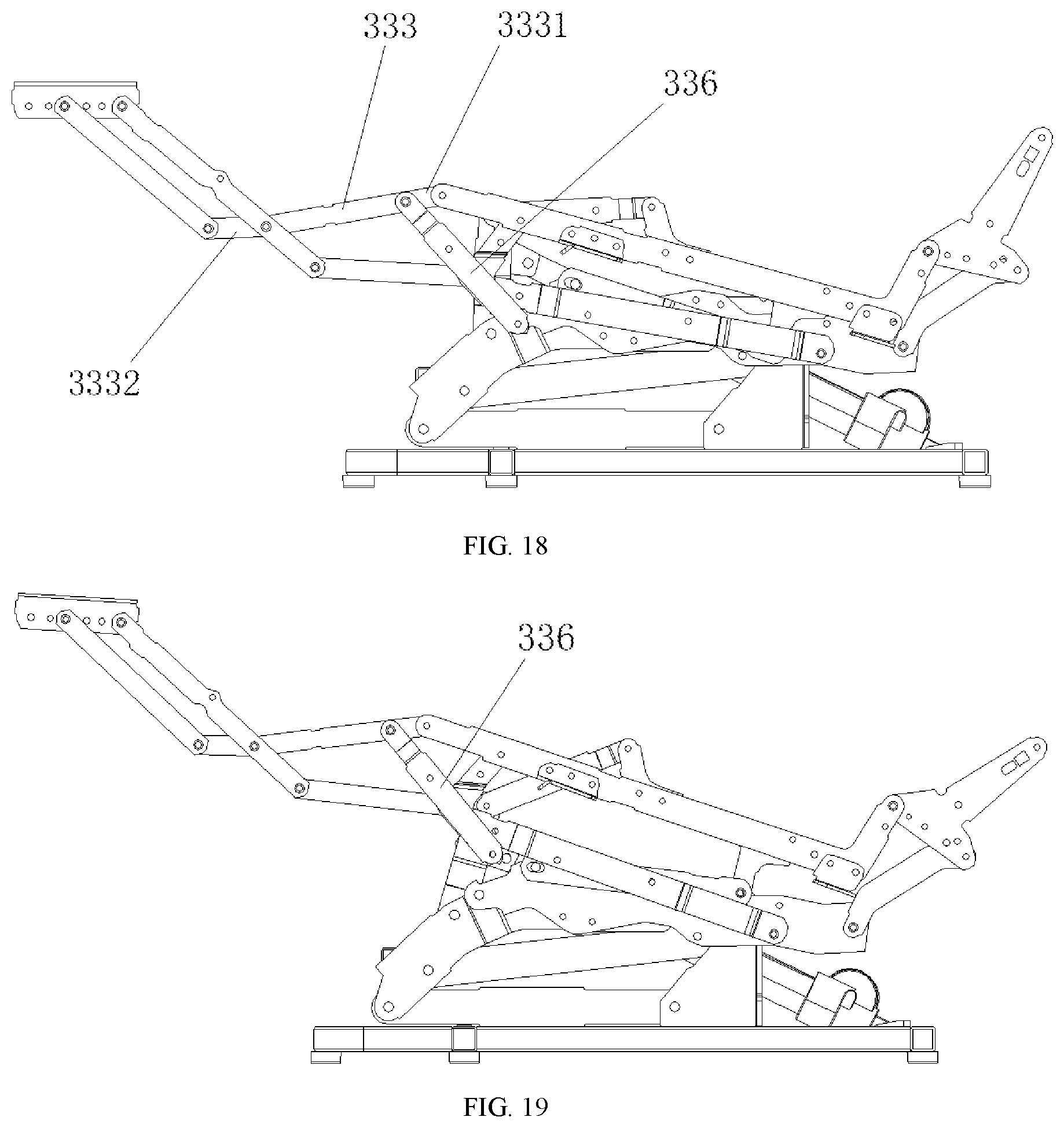 Patent US12588762 Figure 11 – Extension unit, adjustment structure, and seat frame