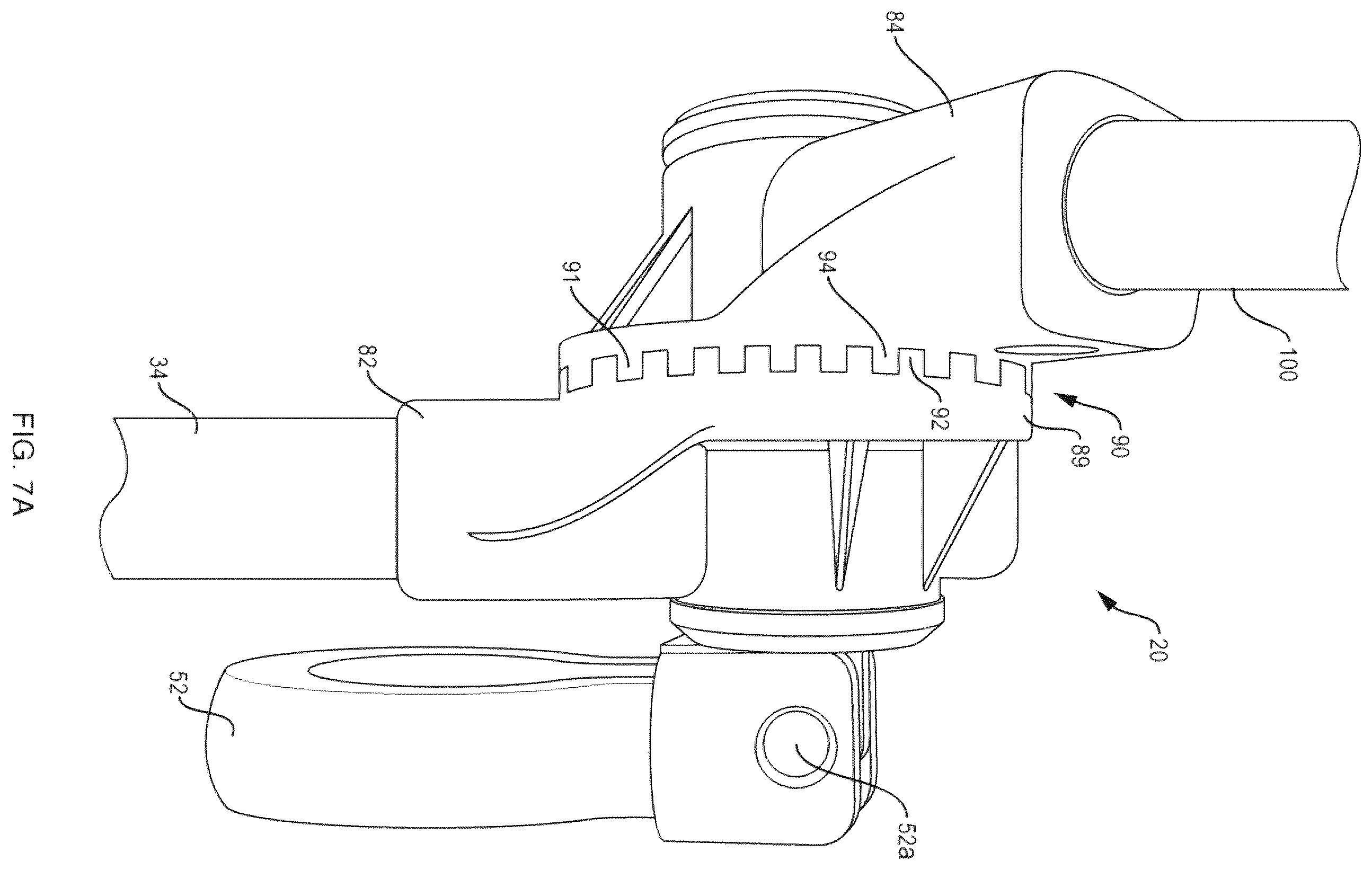 Patent US12588764 Figure 6 – Collapsible stadium chair