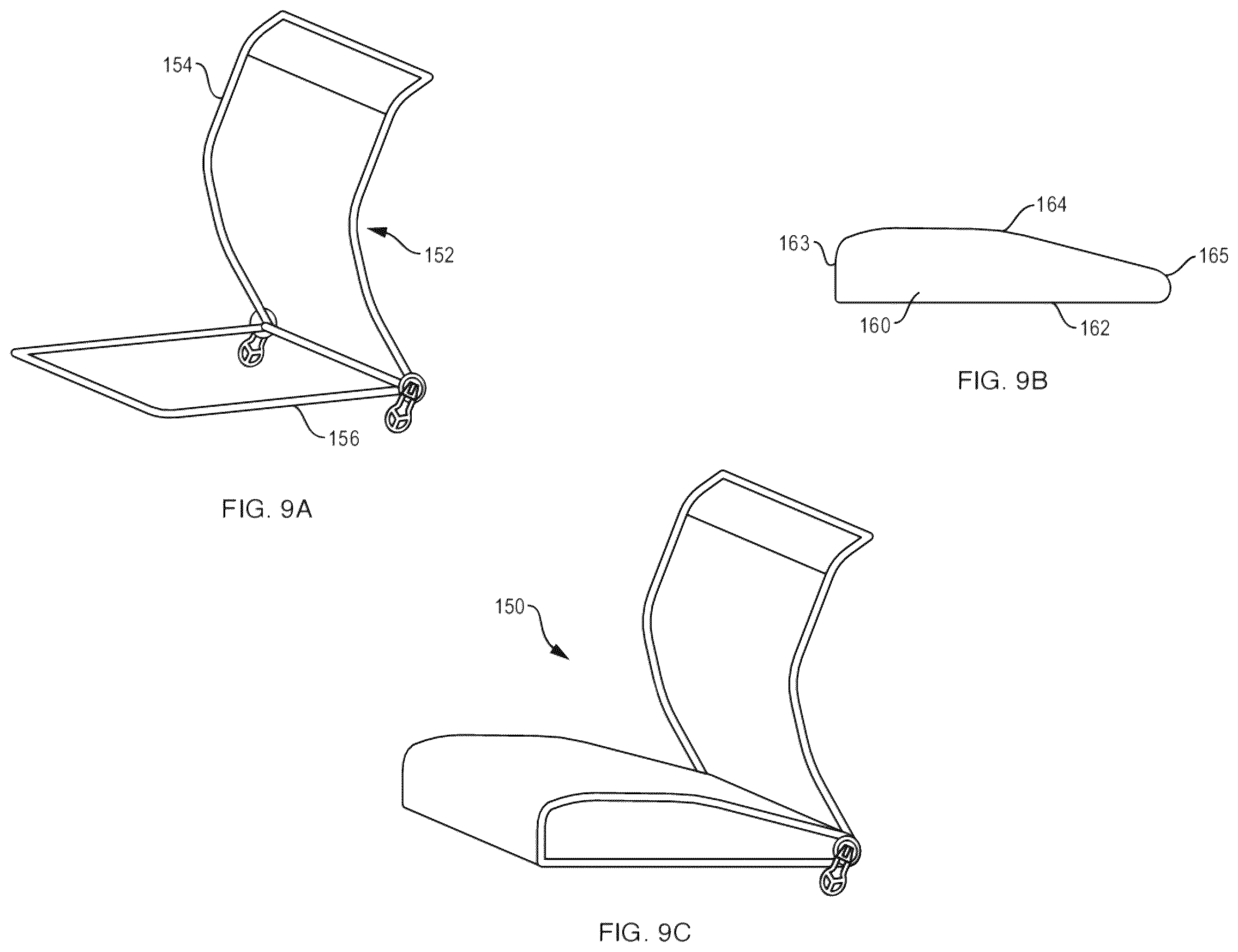 Patent US12588764 Figure 11 – Collapsible stadium chair