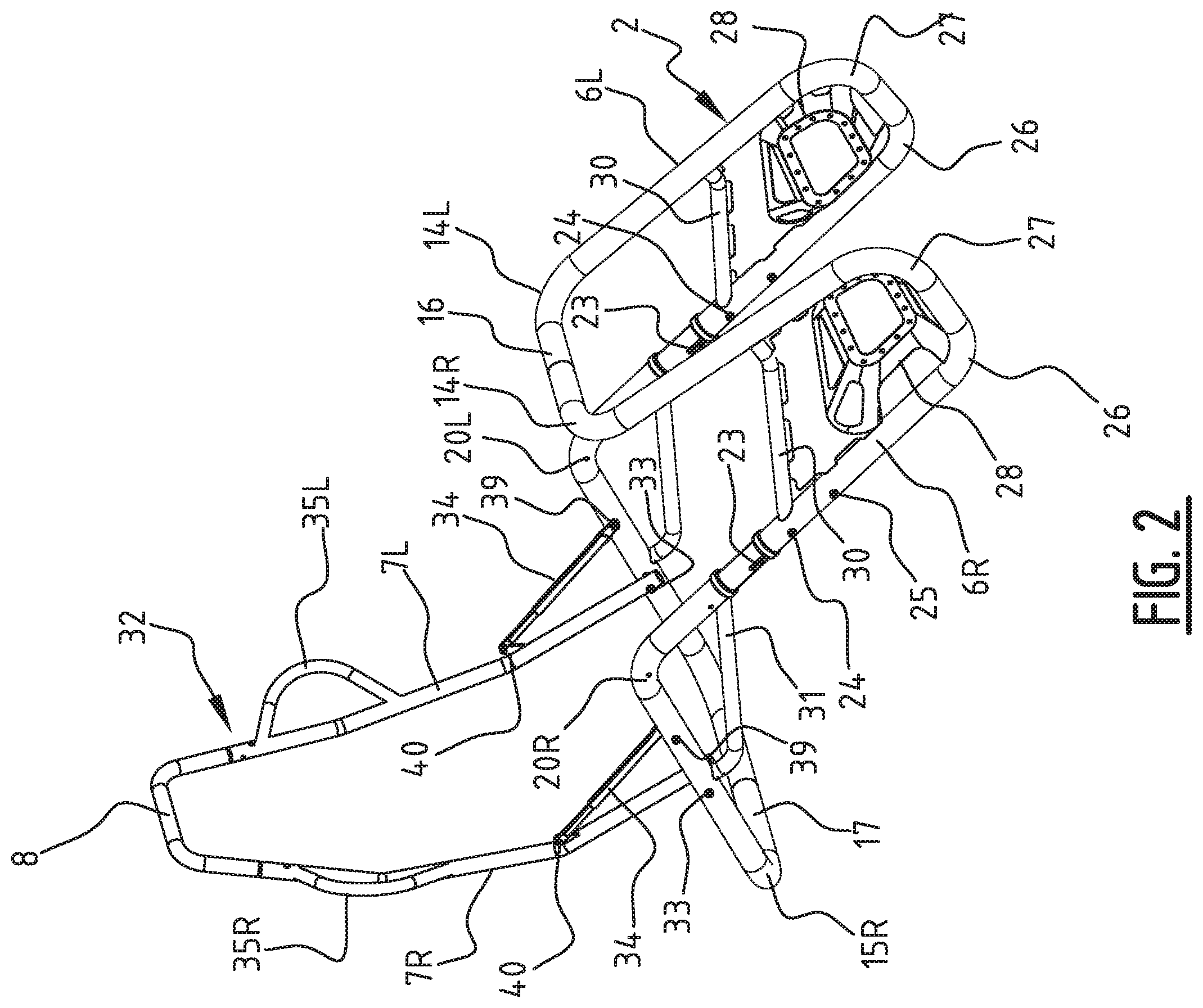Patent US12588766 Figure 2 – Seat comprising a frame and a cover, and method of manufacturing the same