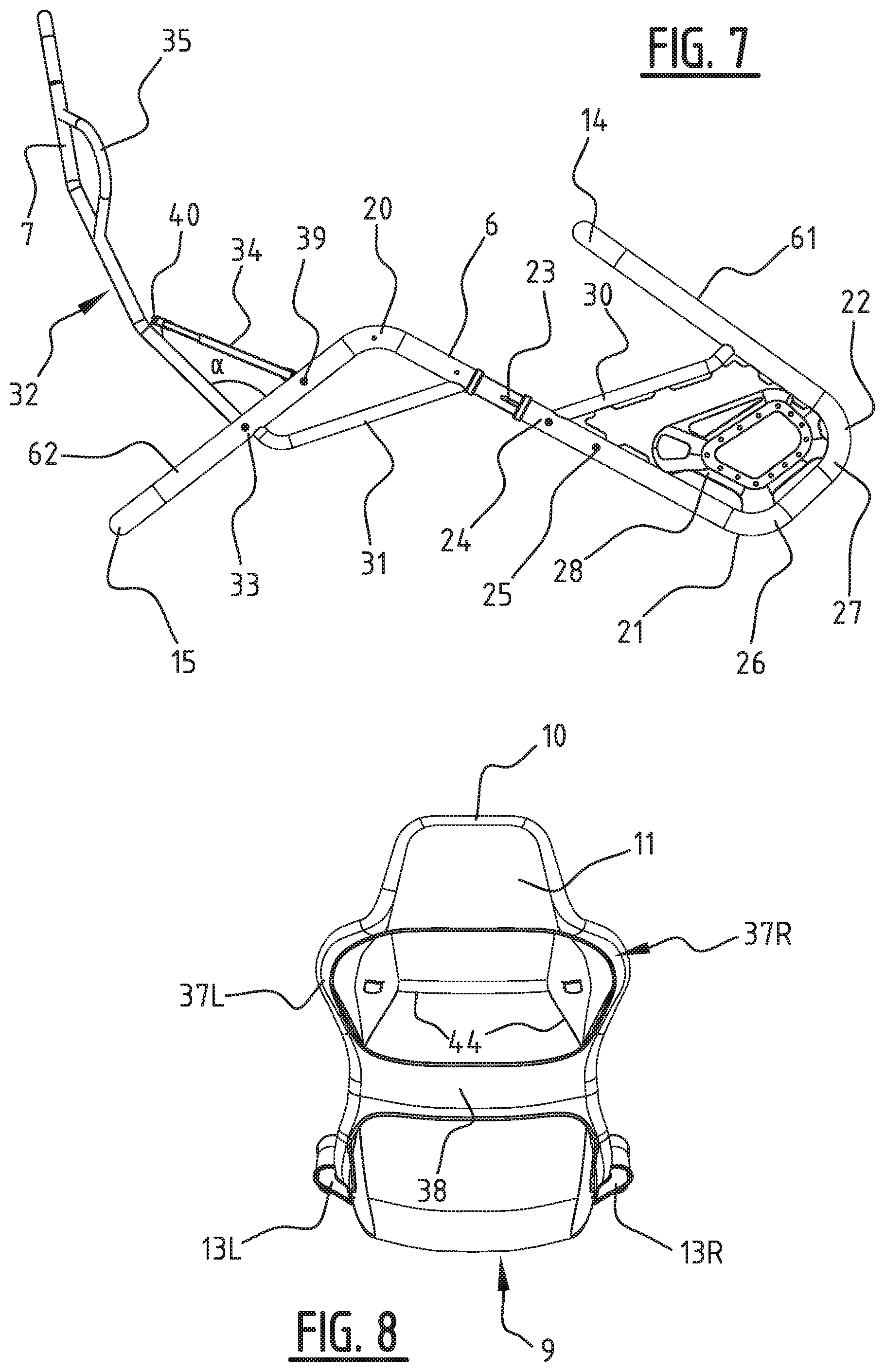 Patent US12588766 Figure 6 – Seat comprising a frame and a cover, and method of manufacturing the same