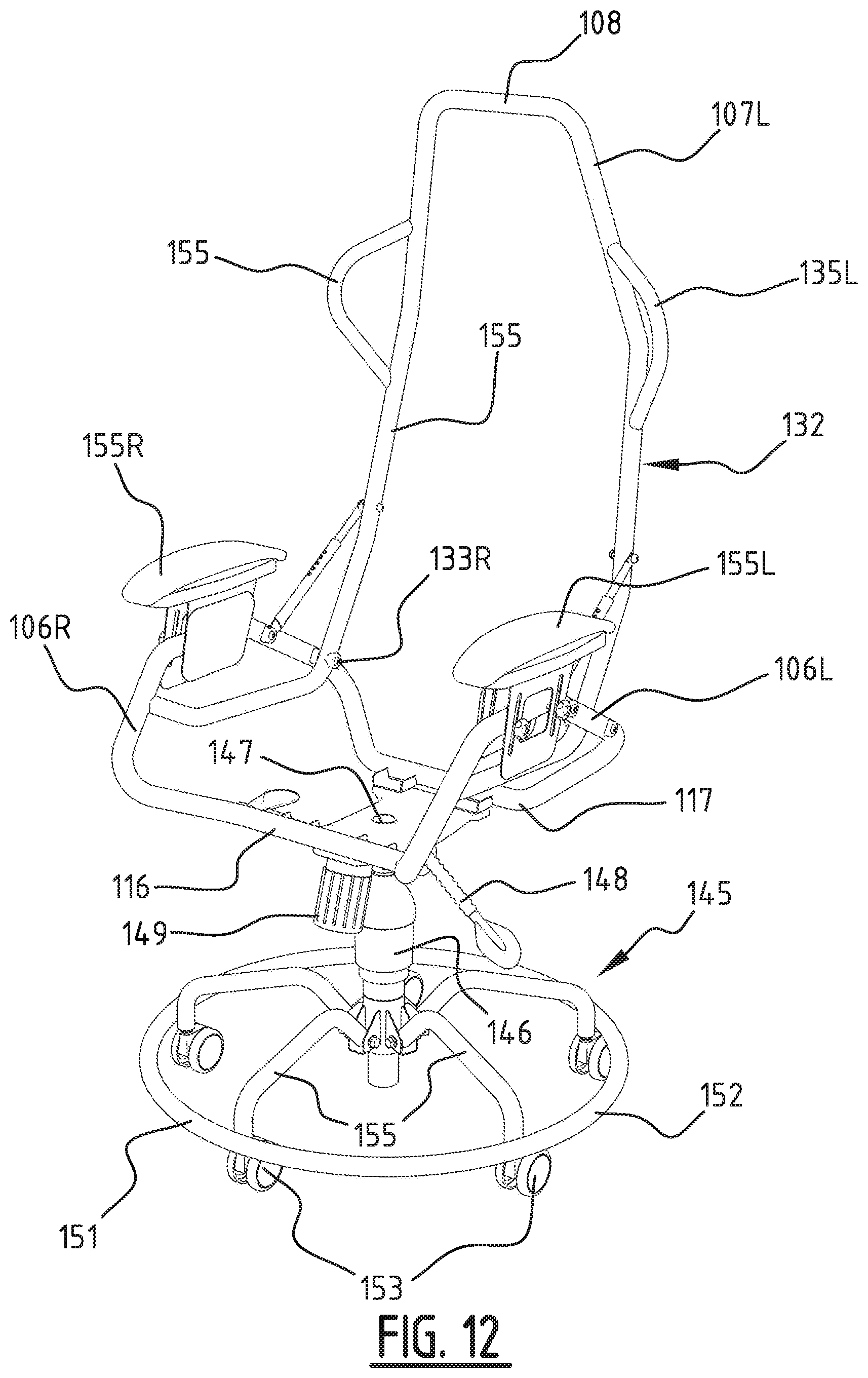 Patent US12588766 Figure 9 – Seat comprising a frame and a cover, and method of manufacturing the same