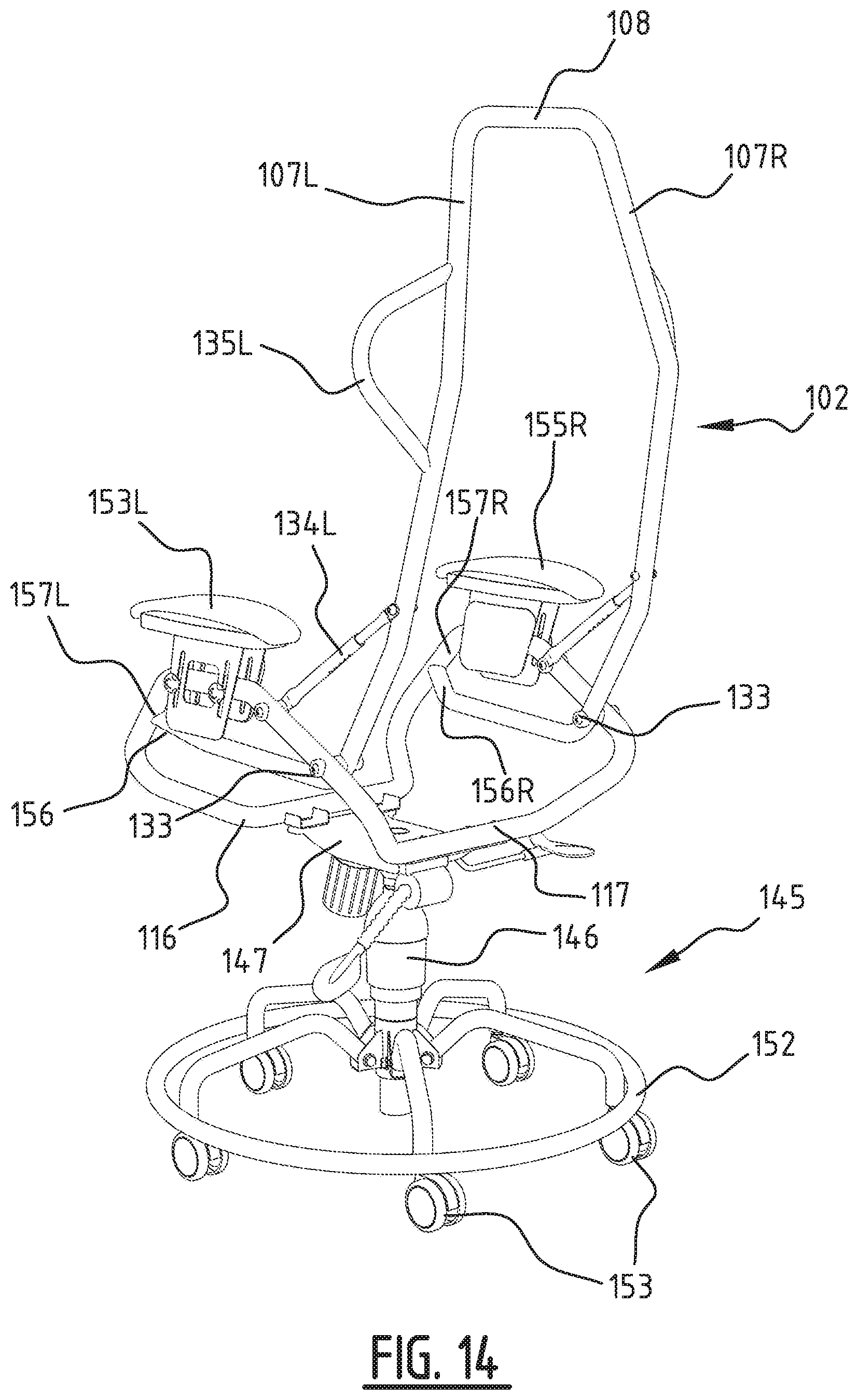 Patent US12588766 Figure 11 – Seat comprising a frame and a cover, and method of manufacturing the same