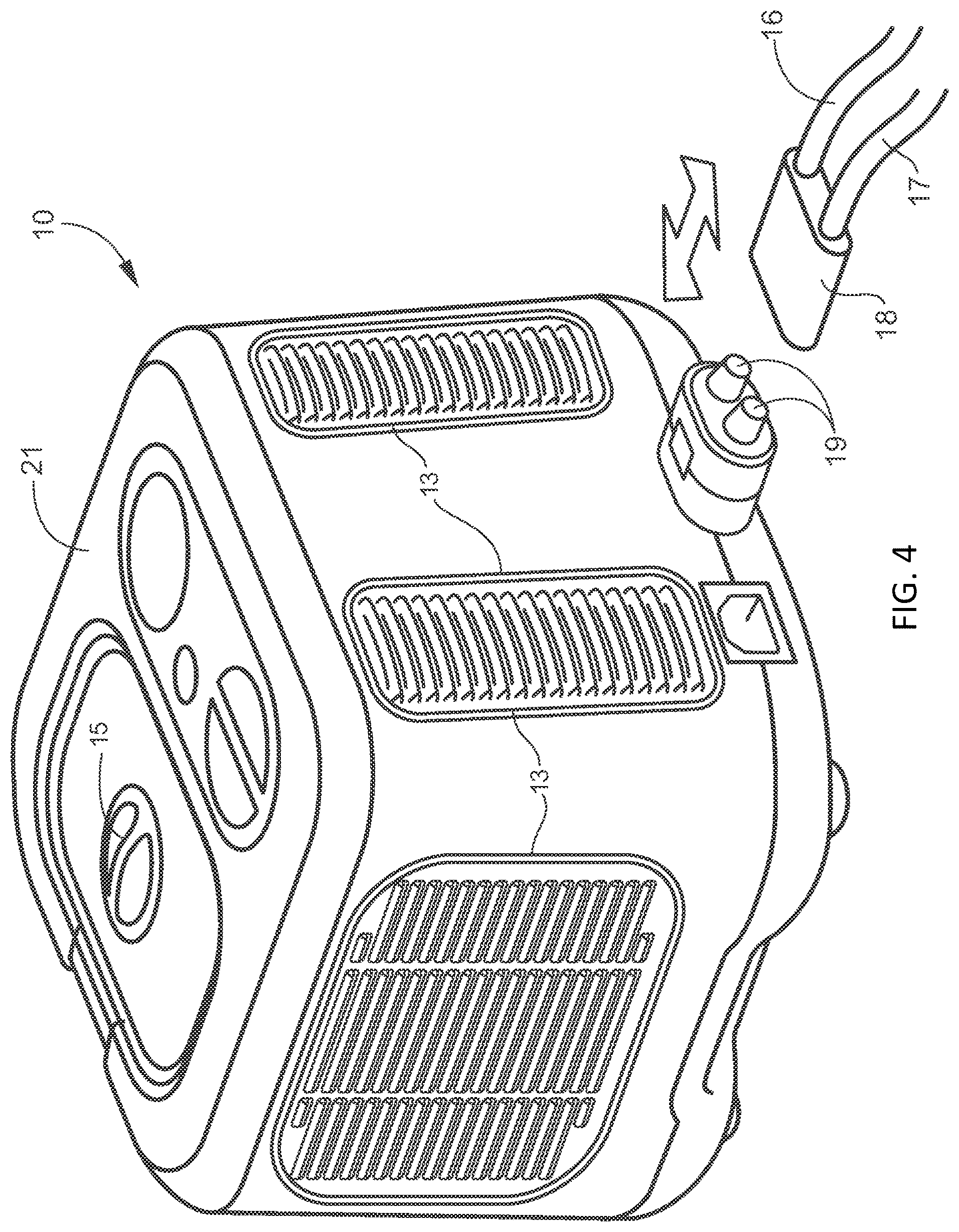 Patent US12588768 Figure 4 – Article and system for heating or cooling a surface
