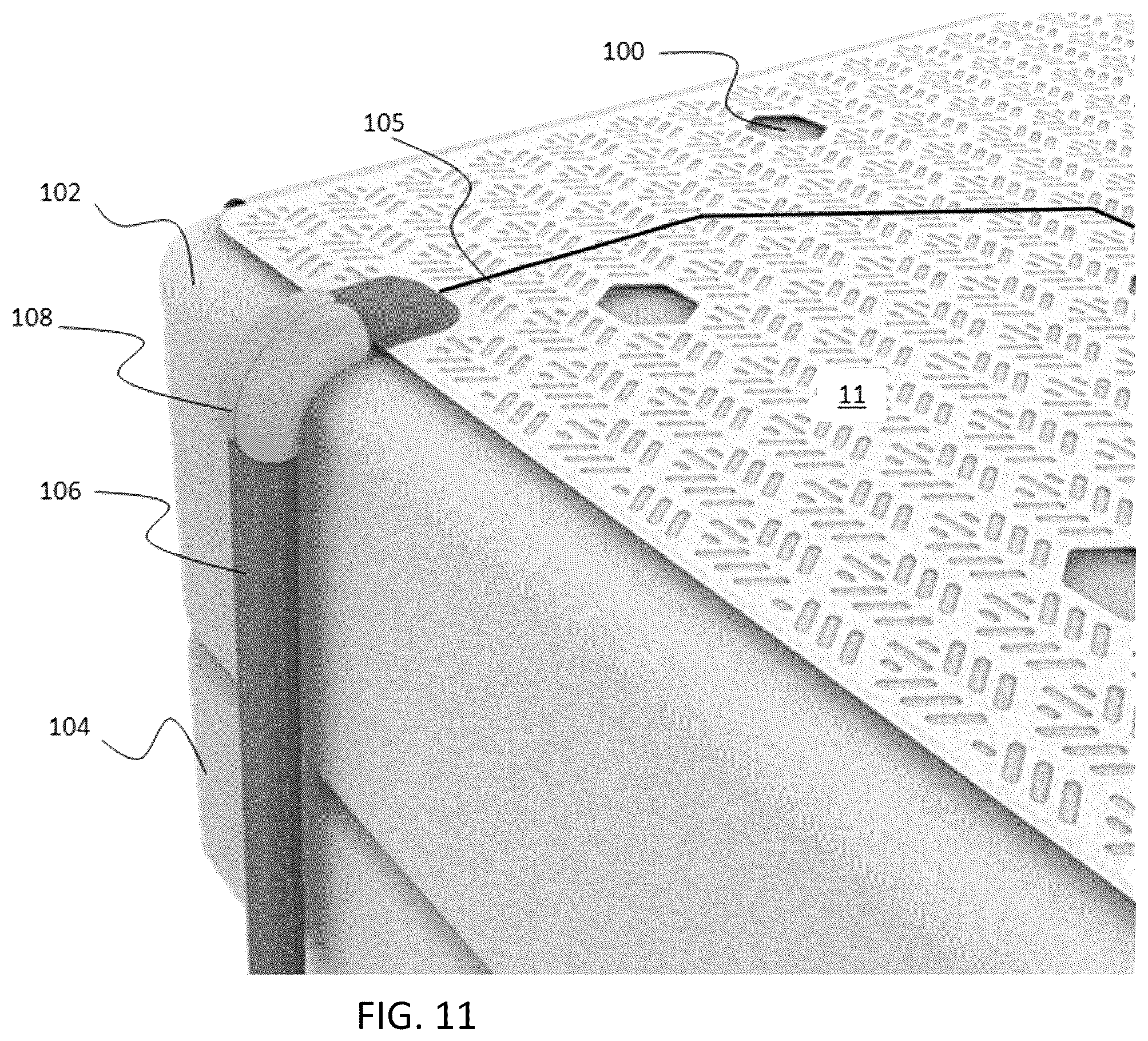 Patent US12588768 Figure 11 – Article and system for heating or cooling a surface