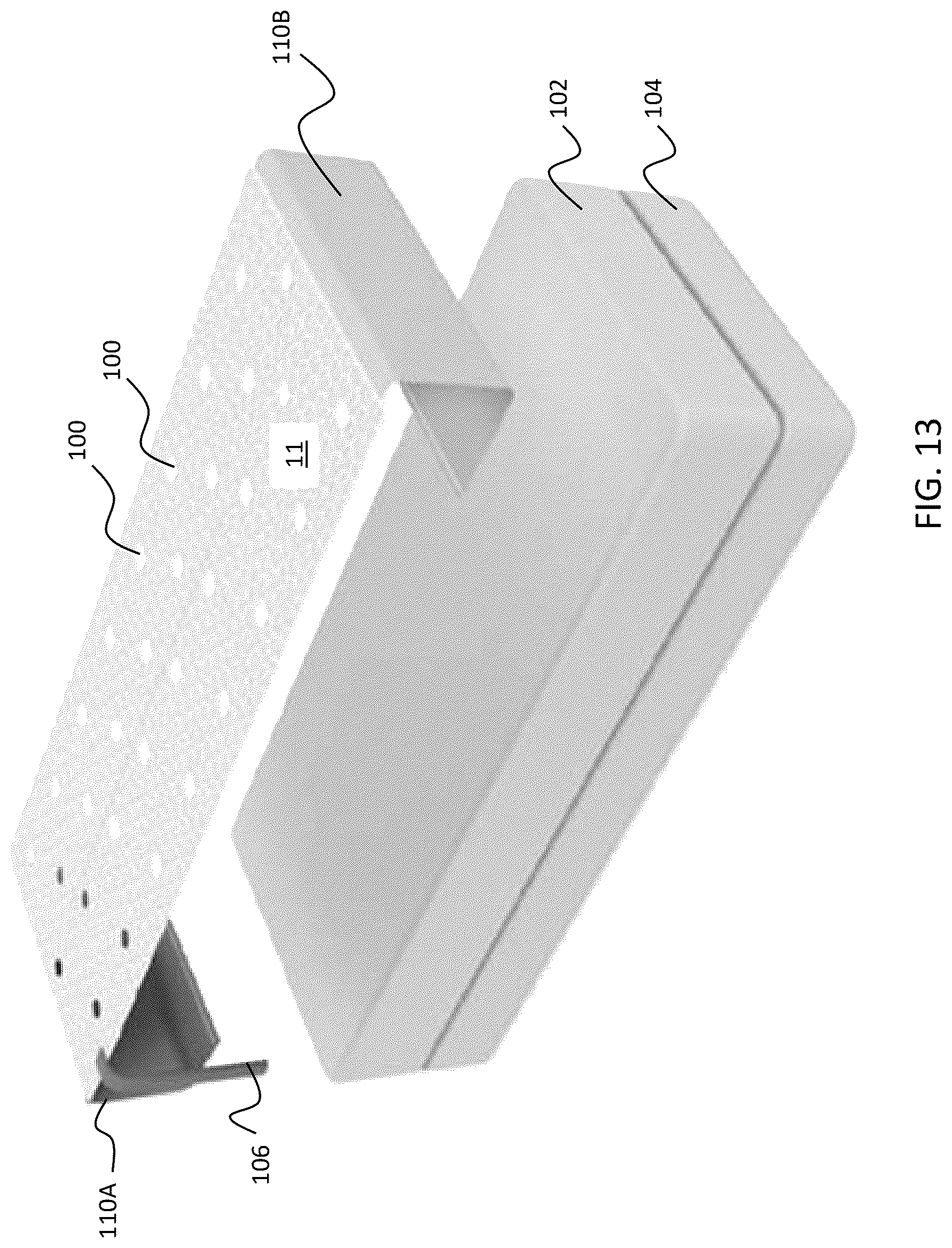 Patent US12588768 Figure 13 – Article and system for heating or cooling a surface
