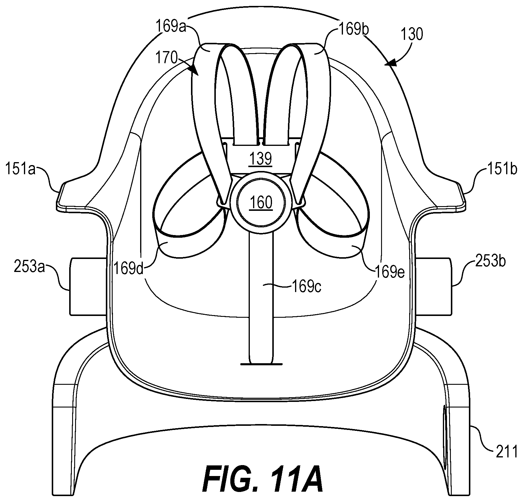 Patent US12588769 Figure 10 – Convertible infant chair assembly