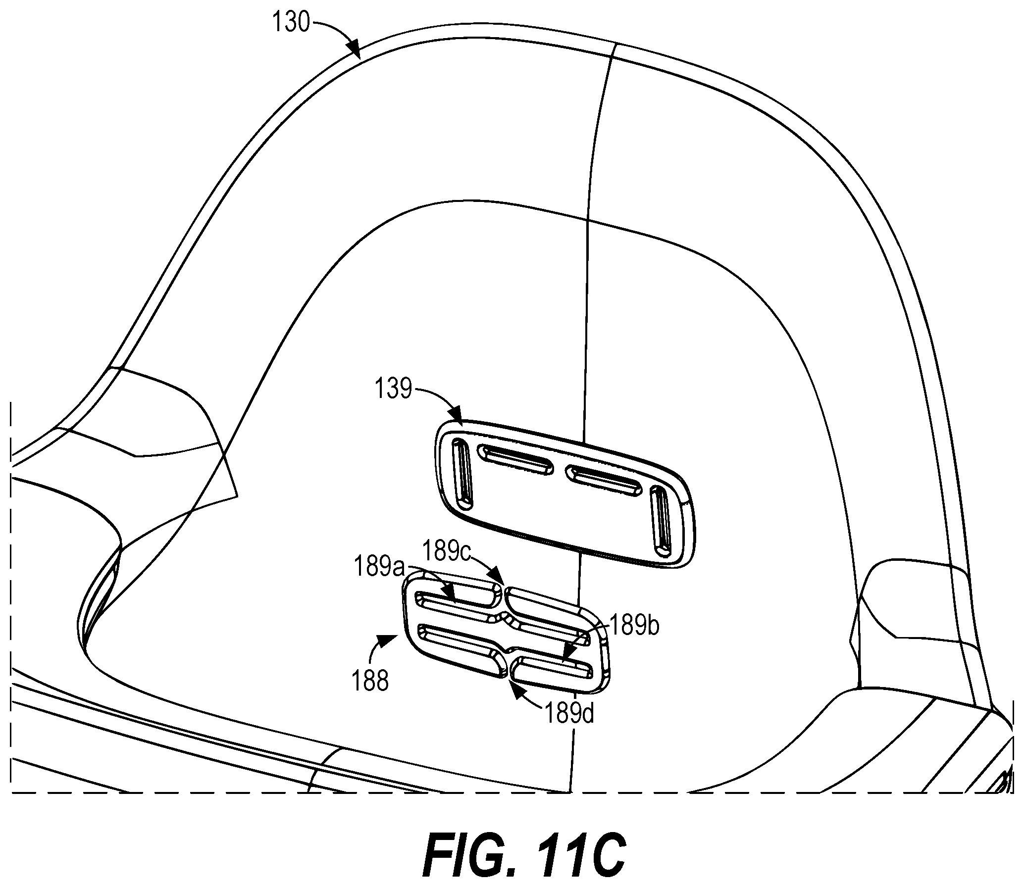 Patent US12588769 Figure 12 – Convertible infant chair assembly