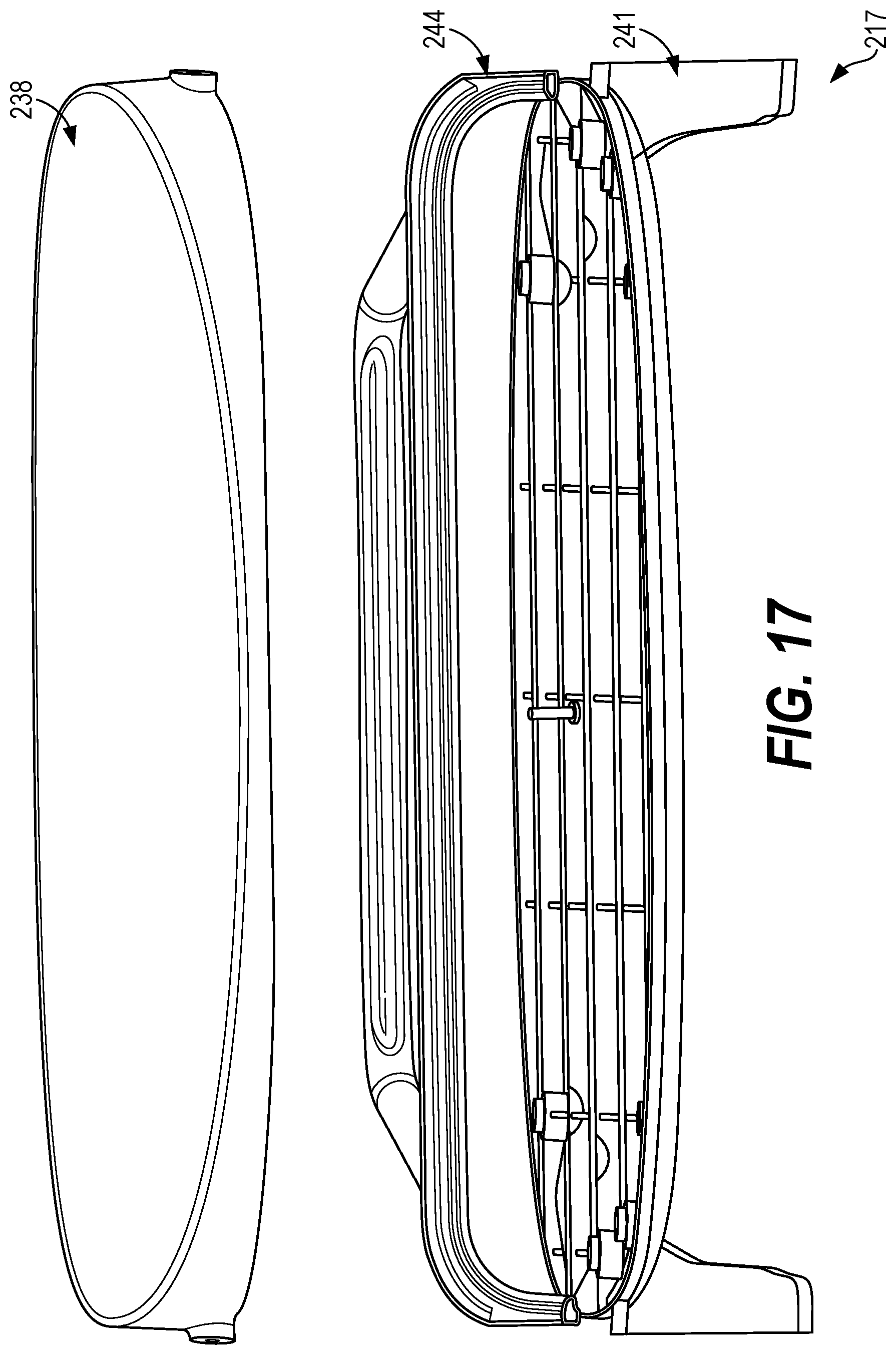 Patent US12588769 Figure 18 – Convertible infant chair assembly