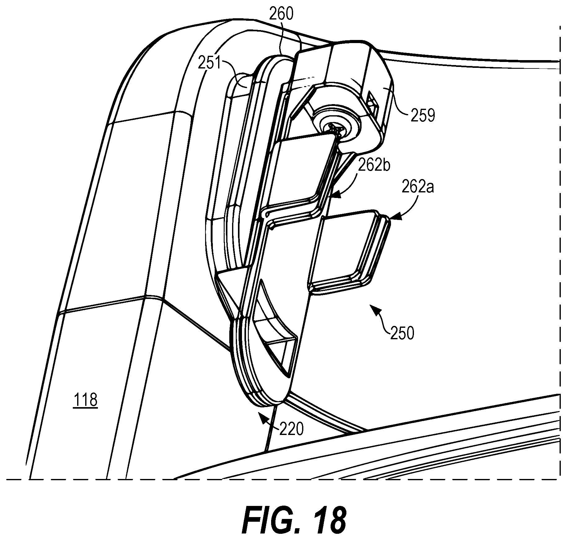 Patent US12588769 Figure 19 – Convertible infant chair assembly