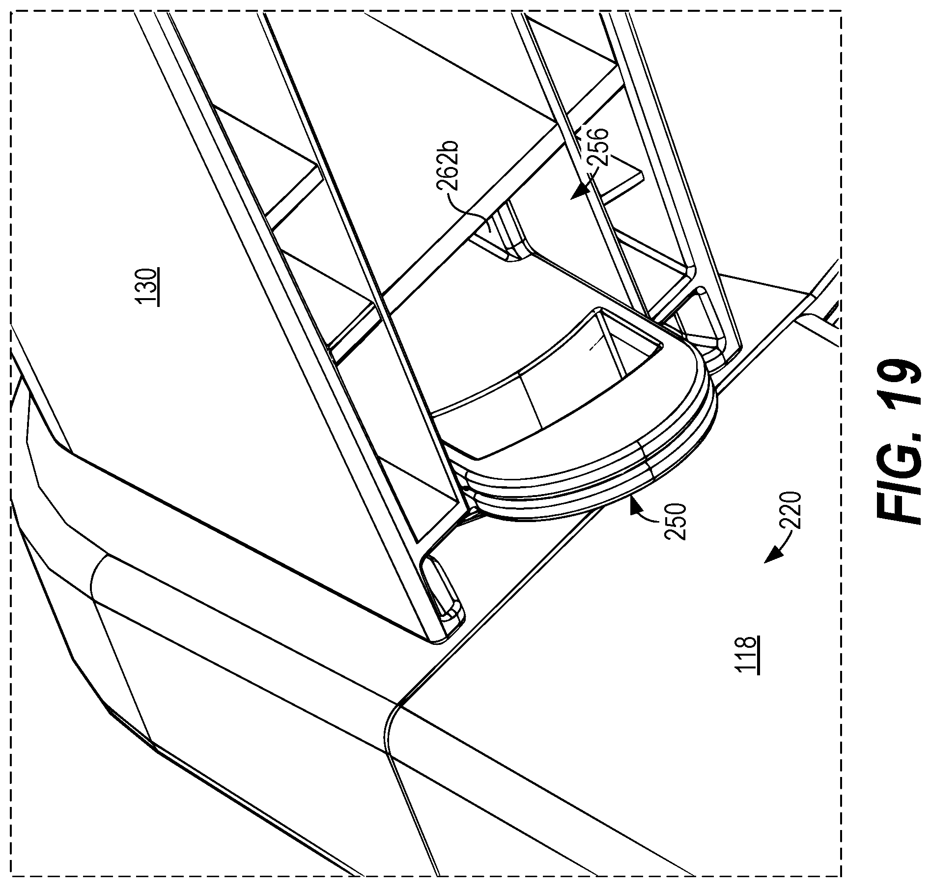 Patent US12588769 Figure 20 – Convertible infant chair assembly