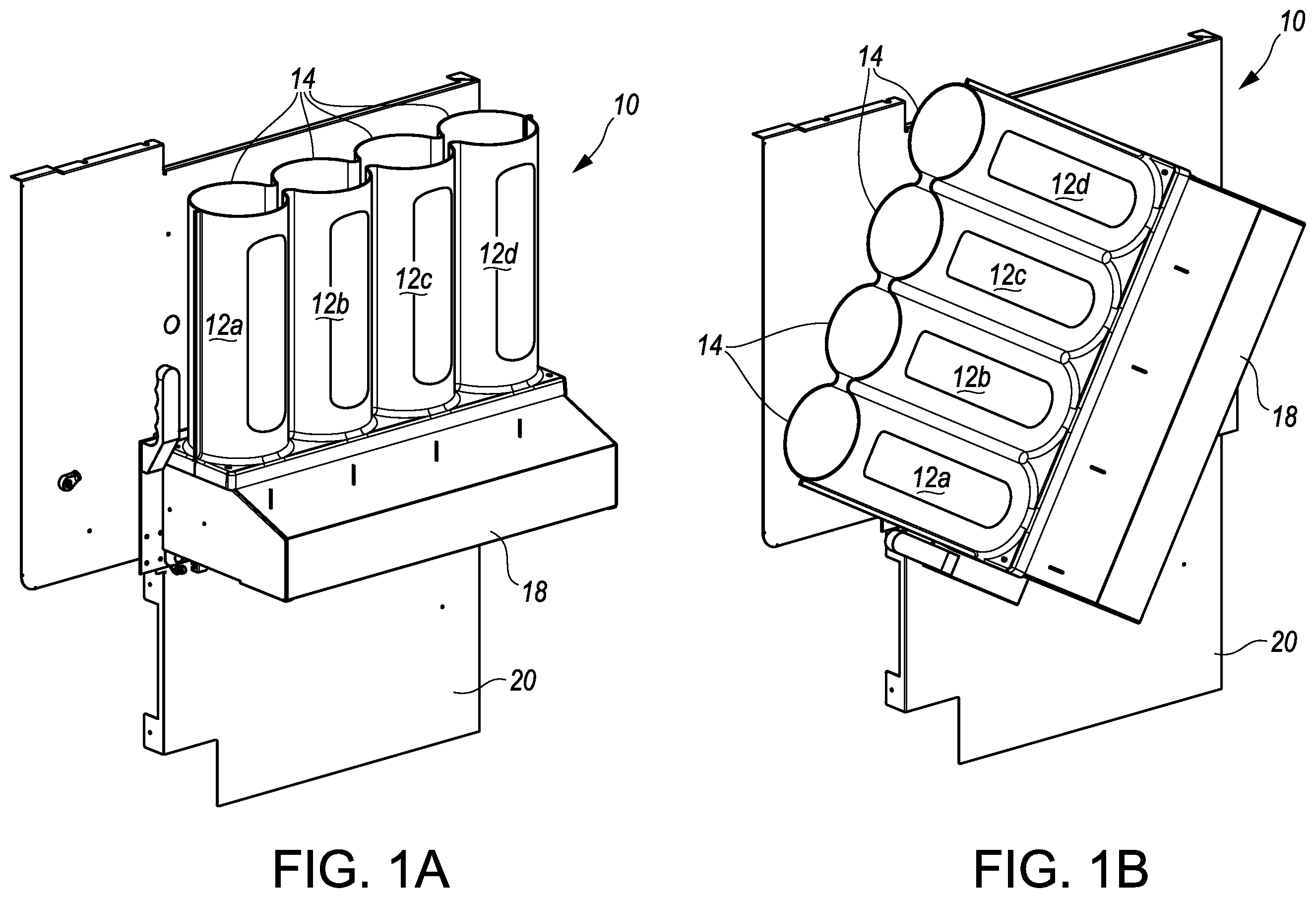 Patent US12588770 — Methods and apparatus for cup dispensing — Figure 1