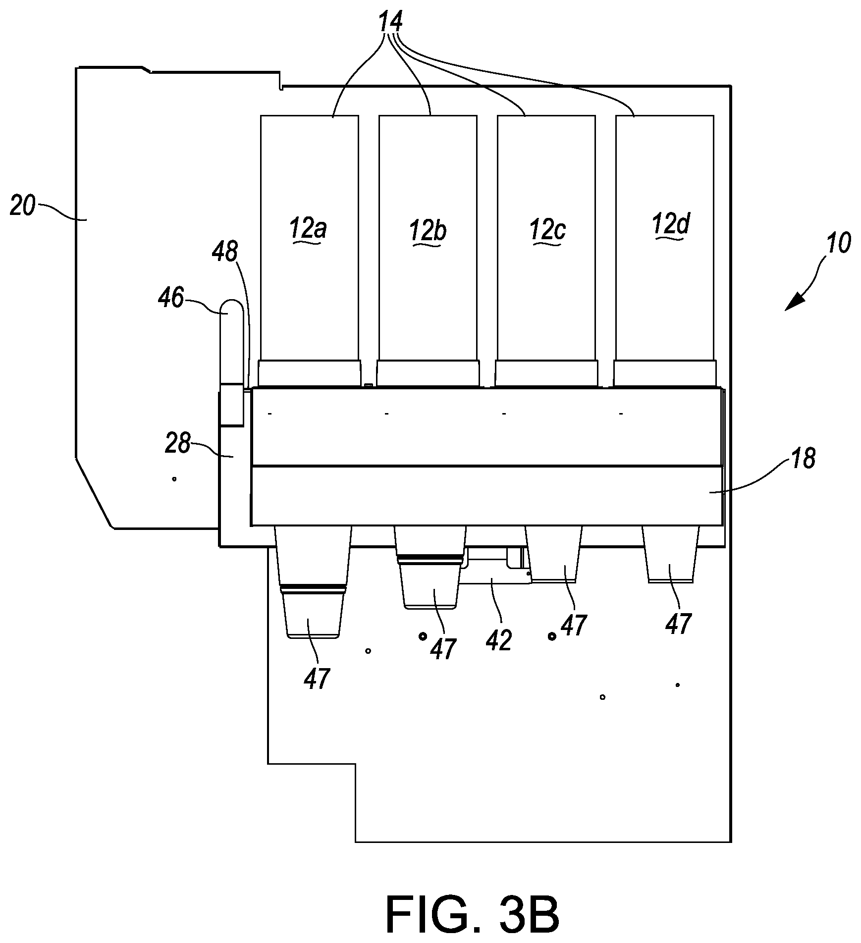 Patent US12588770 Figure 4 – Methods and apparatus for cup dispensing