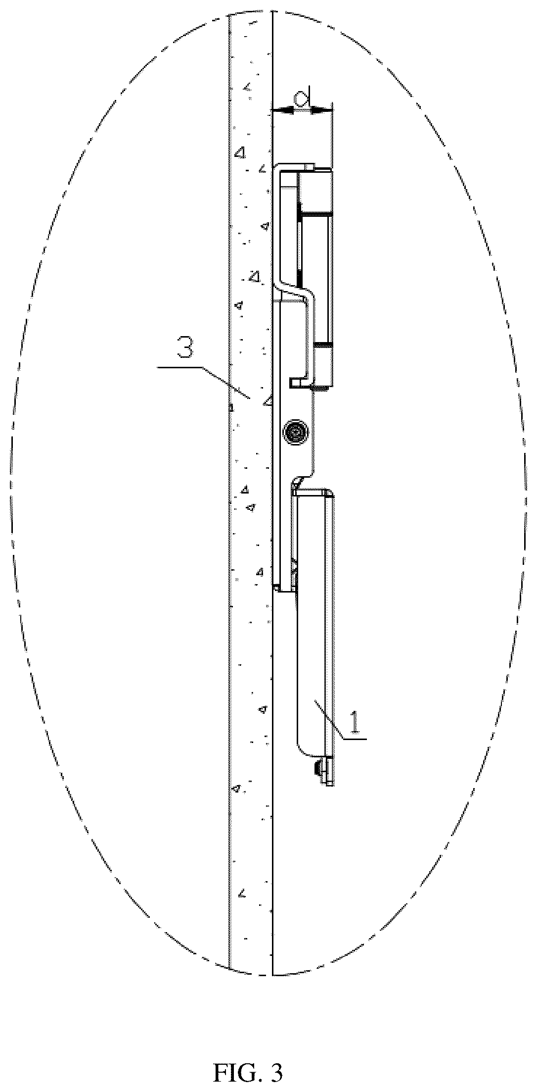 Patent US12588771 Figure 3 – Display mounting support