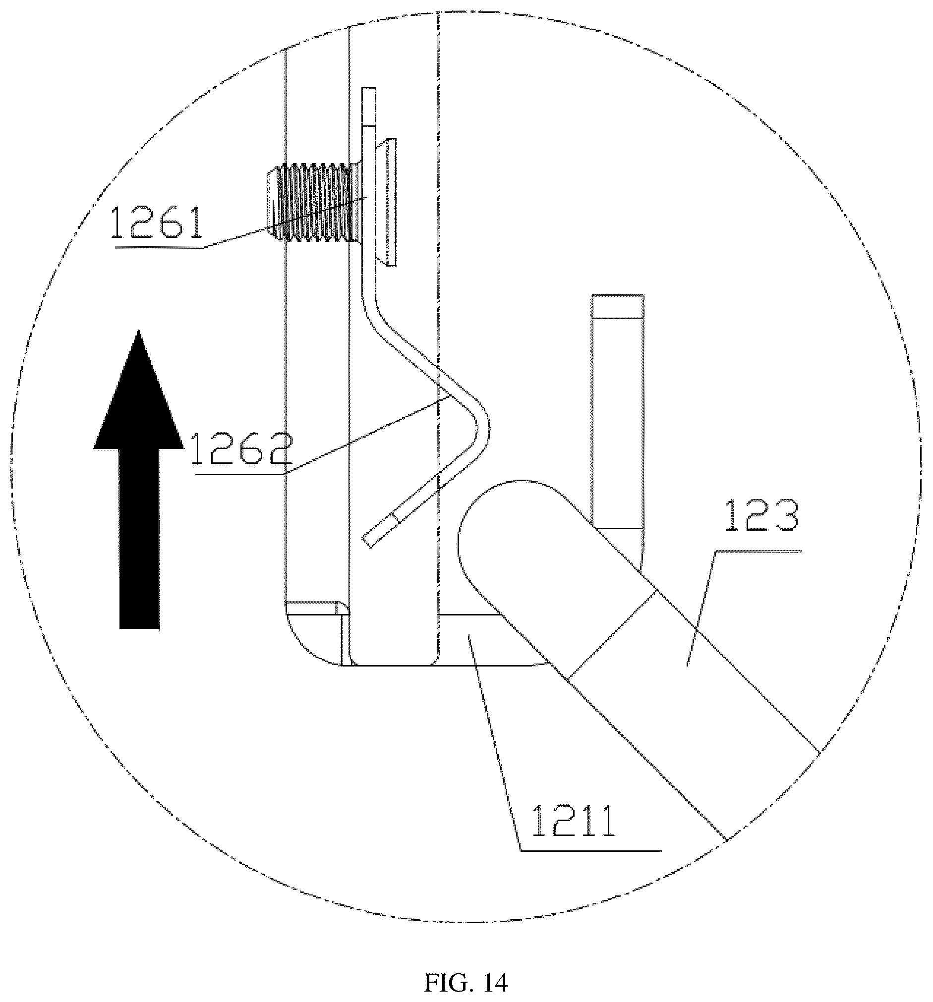 Patent US12588771 Figure 14 – Display mounting support