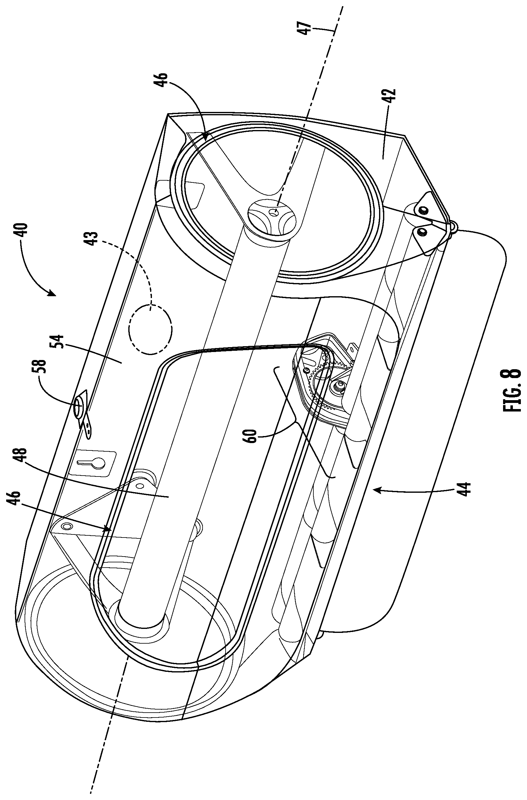 Patent US12588774 Figure 7 – Inflatable pillow, compartmental pillow, and pillow dispenser