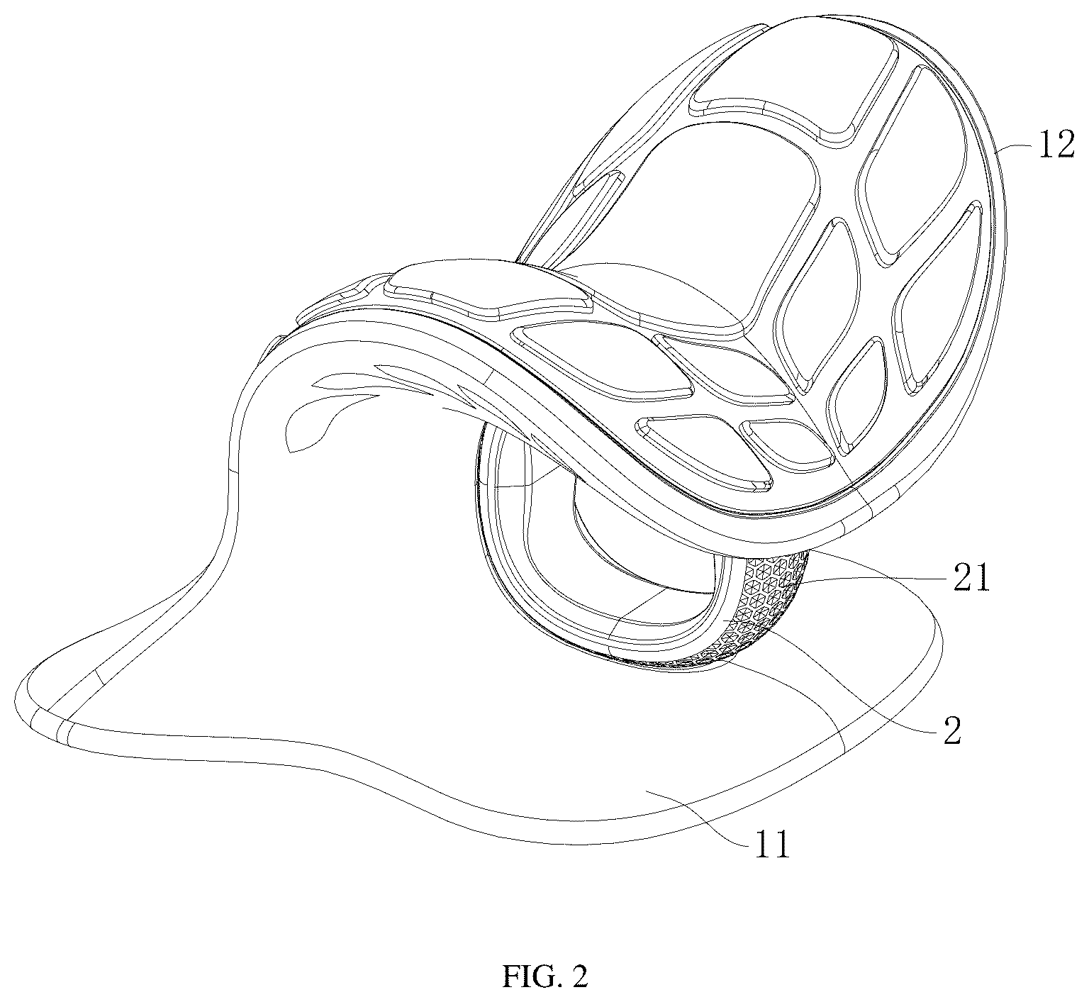 Patent US12588775 Figure 2 – Lying neck pillow that is easy to adjust and use
