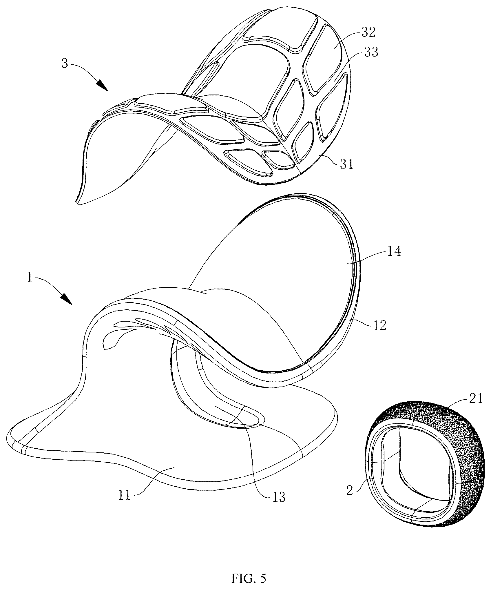 Patent US12588775 Figure 5 – Lying neck pillow that is easy to adjust and use