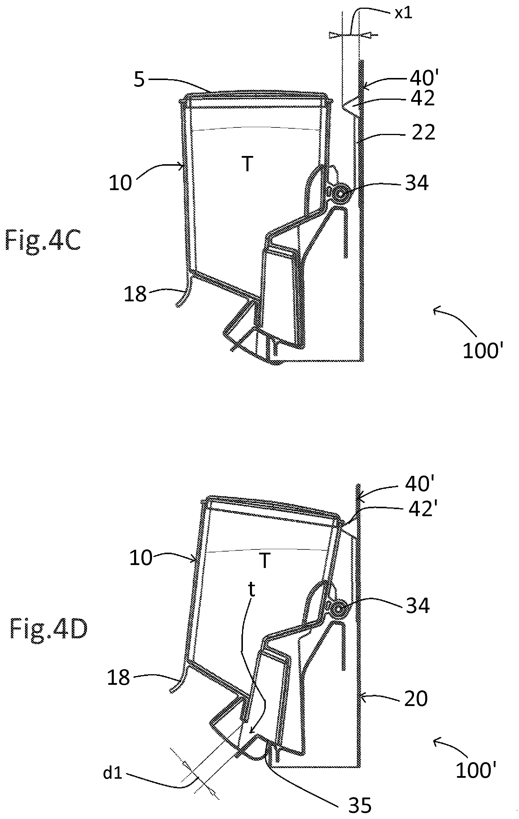 Patent US12588776 Figure 5 – Dispensing arrangement for dispening dry or semi-dry products