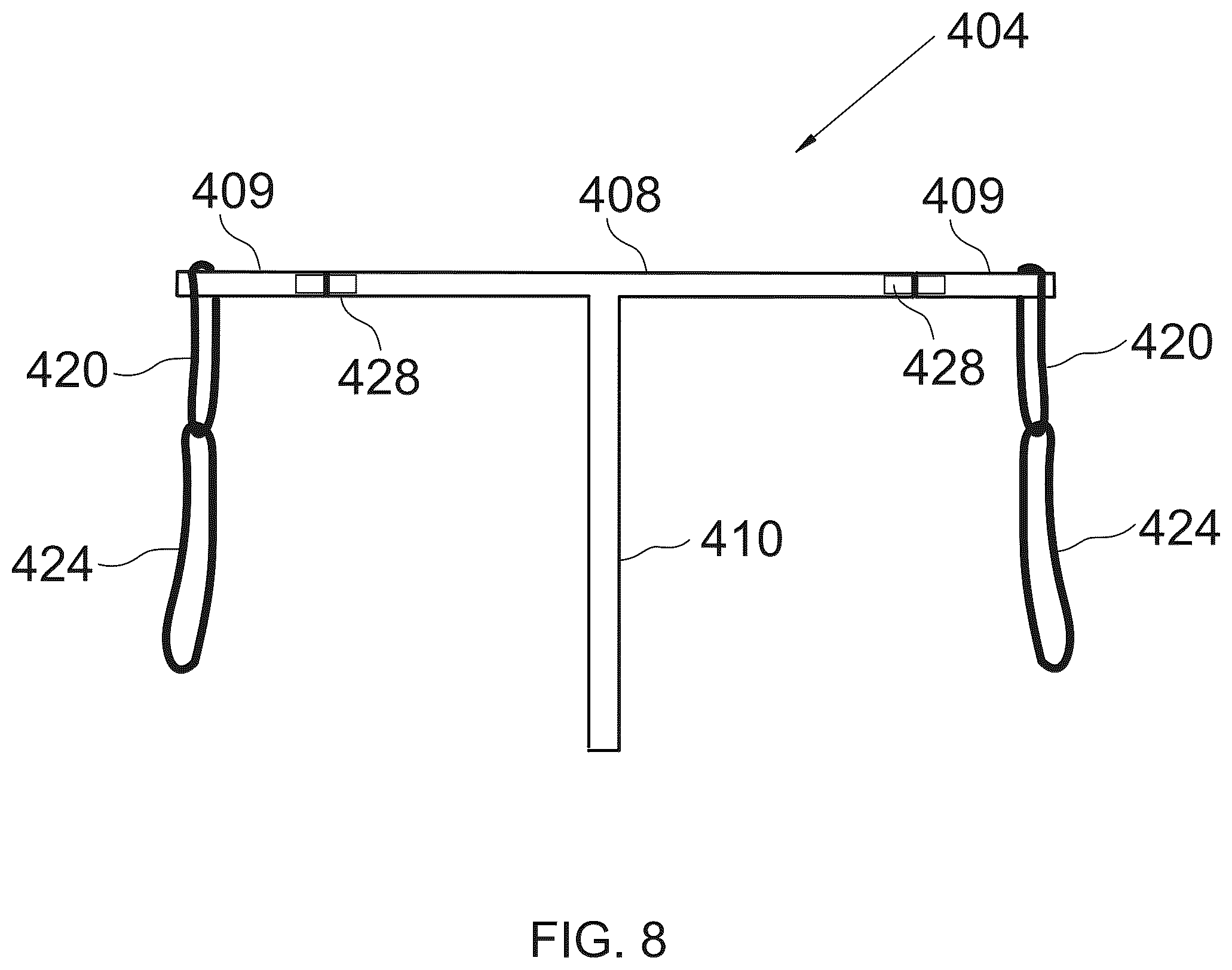 Patent US12588778 Figure 7 – Uplifted hands assist device for praying like moses