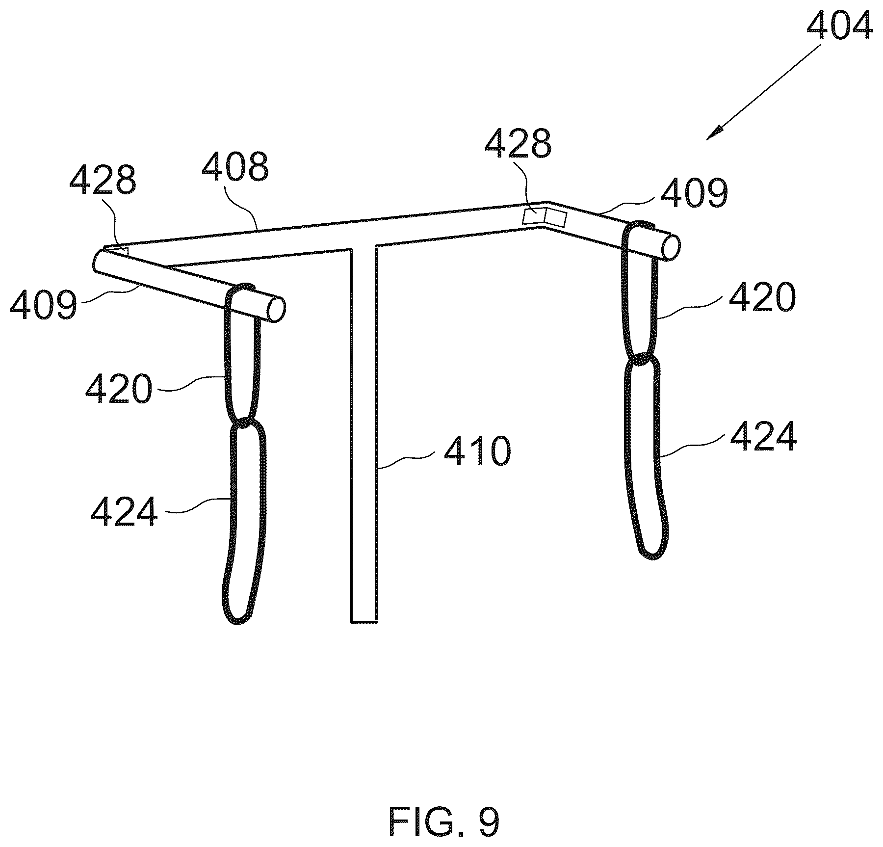 Patent US12588778 Figure 8 – Uplifted hands assist device for praying like moses