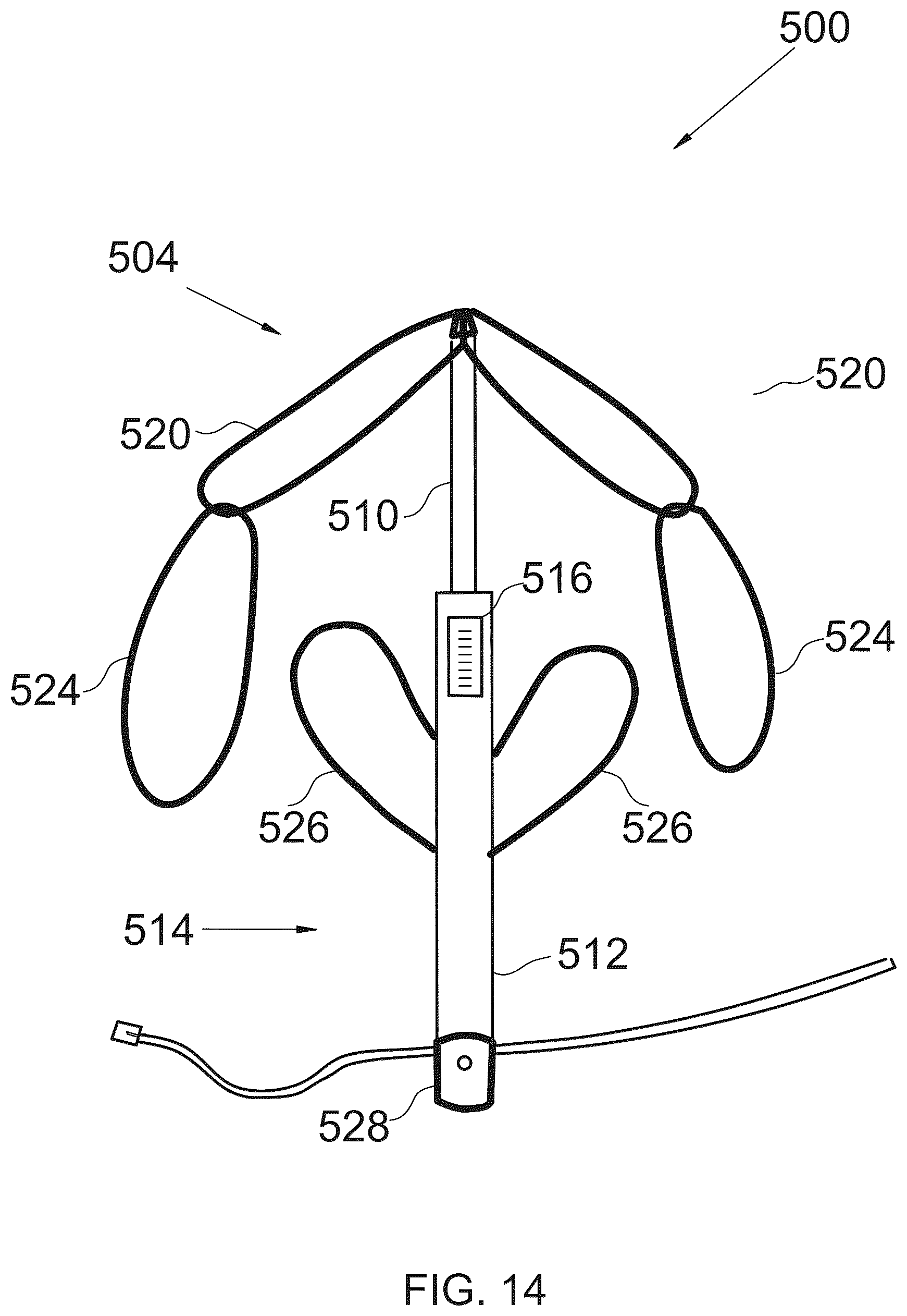 Patent US12588778 Figure 12 – Uplifted hands assist device for praying like moses
